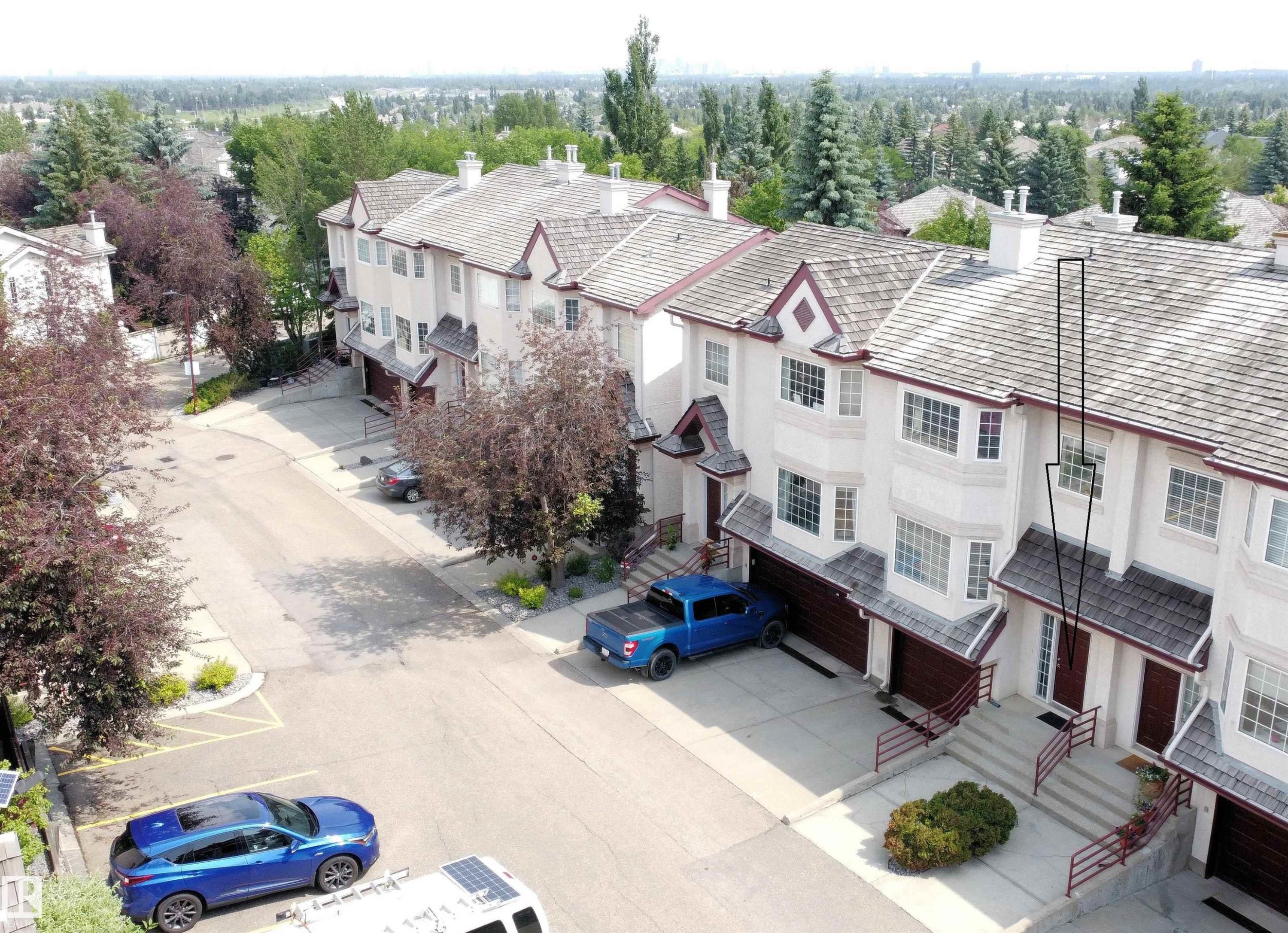 Aerial view - 6 1237 Carter Crest Road, Edmonton, AB