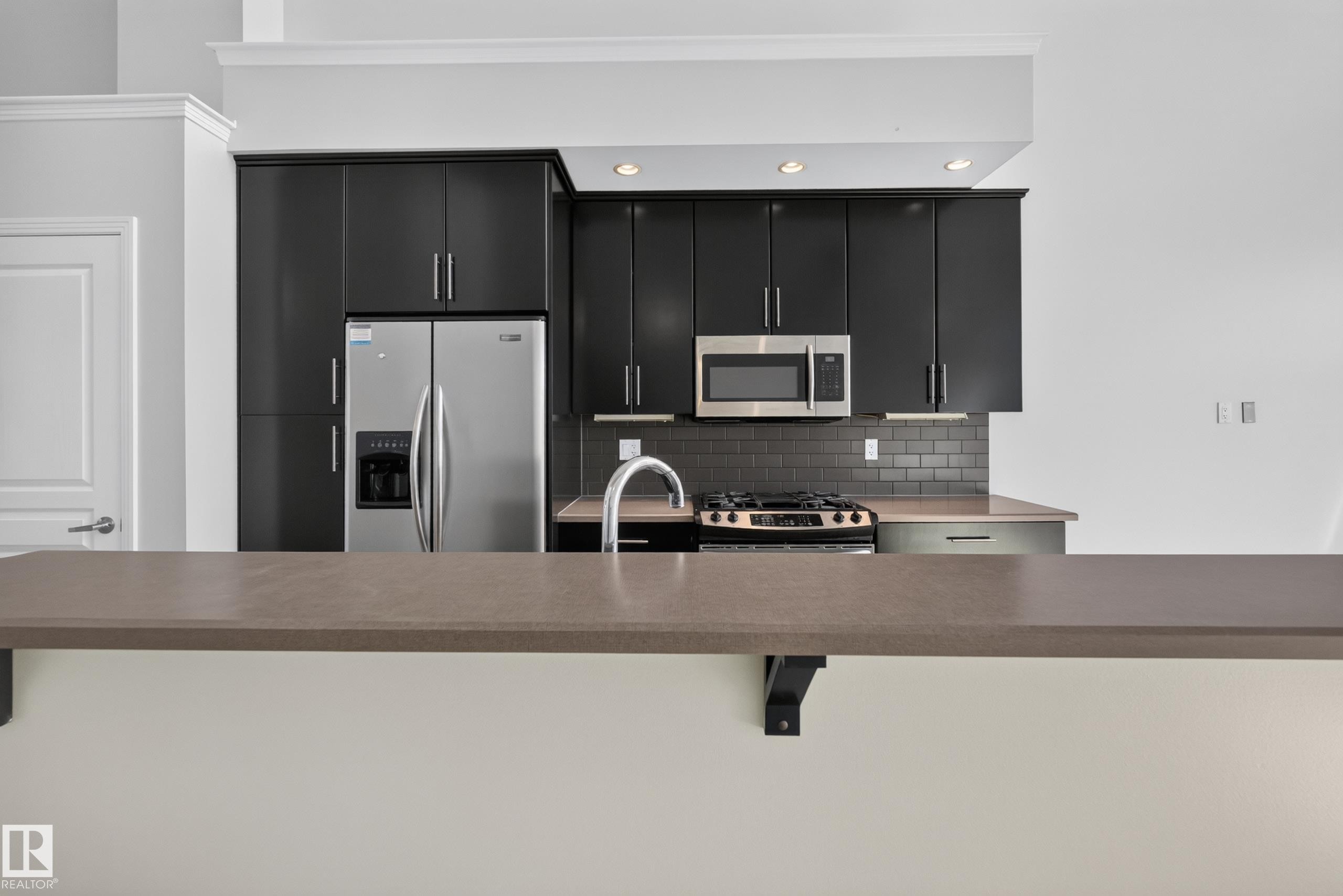 #403 10531 117 St Nw, Edmonton, AB - Indoor Photo Showing Kitchen