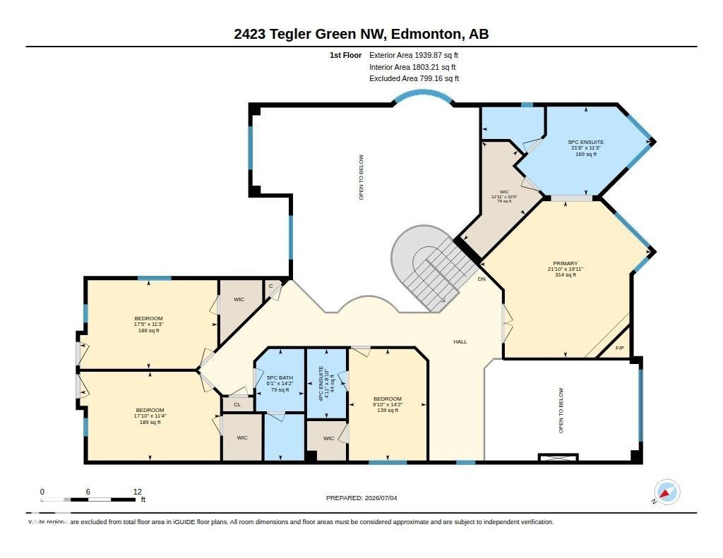 Floor plan - 2423 Tegler Green, Edmonton, AB