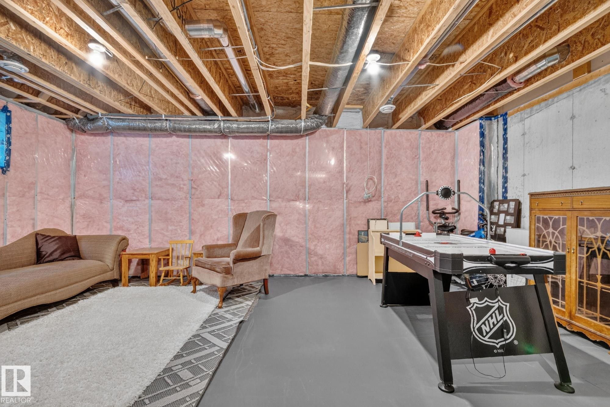 866 Ebbers Crescent Nw, Edmonton, AB - Indoor Photo Showing Basement