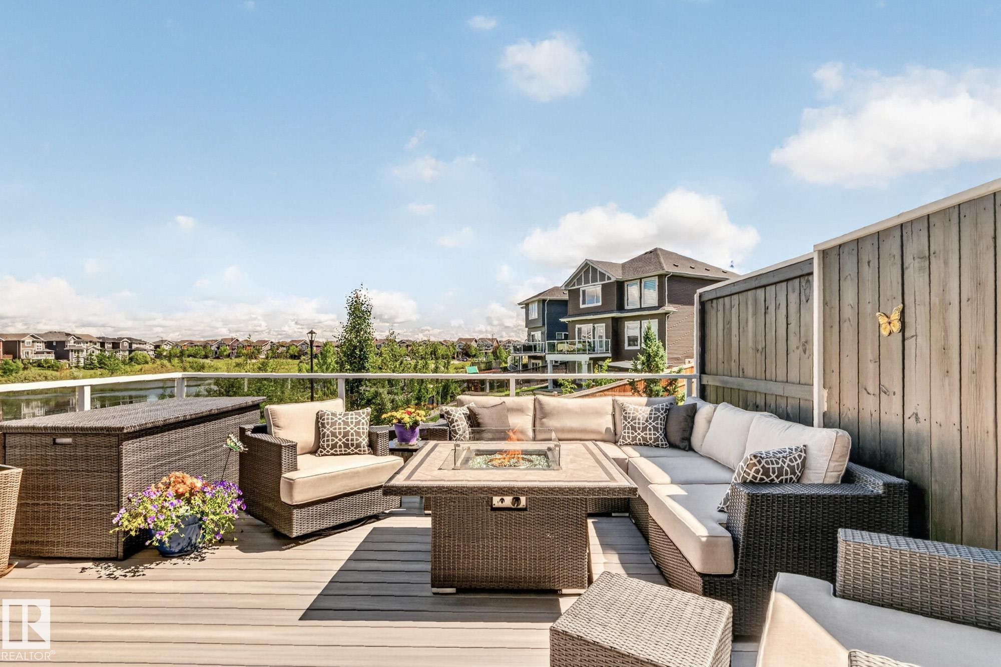 866 Ebbers Crescent Nw, Edmonton, AB - Outdoor With Deck Patio Veranda With Exterior