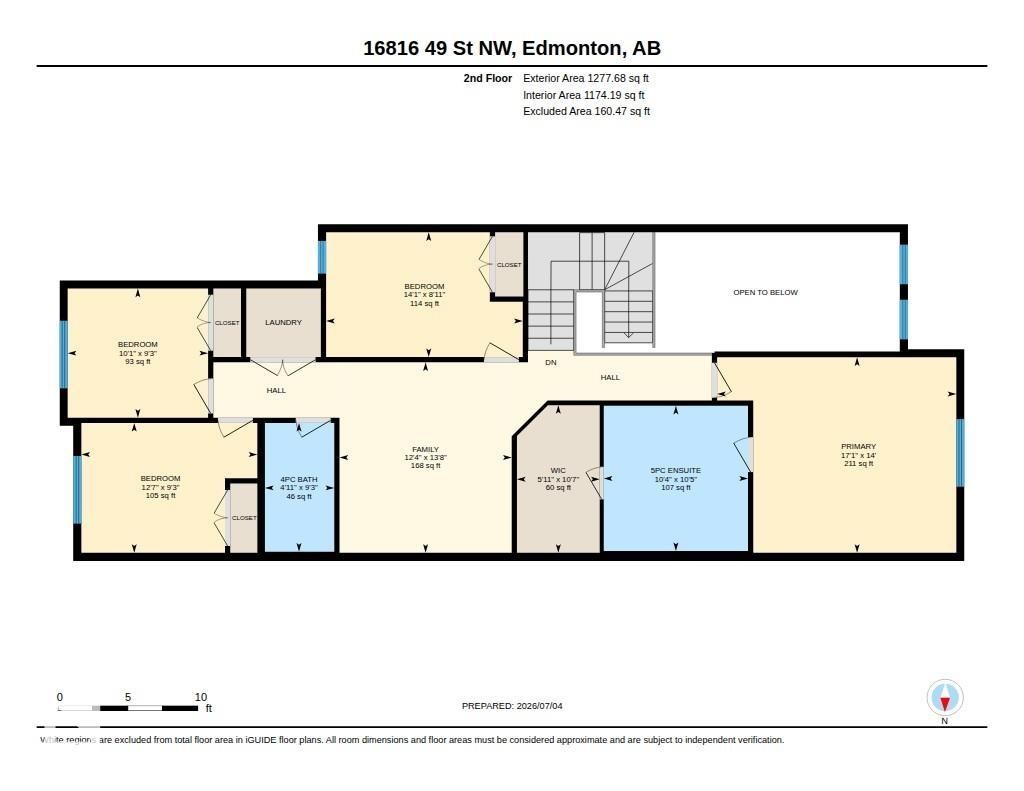 Floor plan - 16816 49 Street, Edmonton, AB