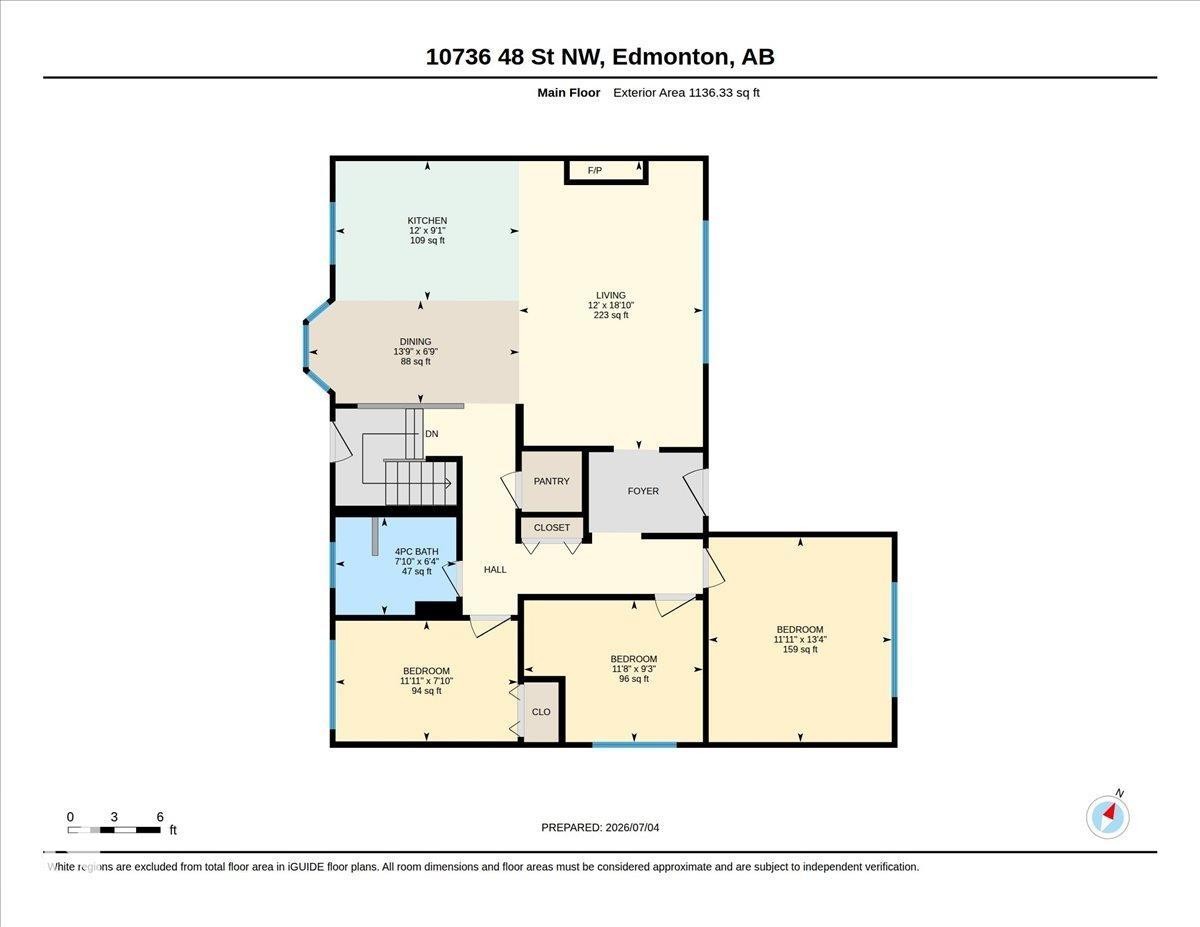 Floor plan - 10736 48 Street Nw, Edmonton, AB - Other