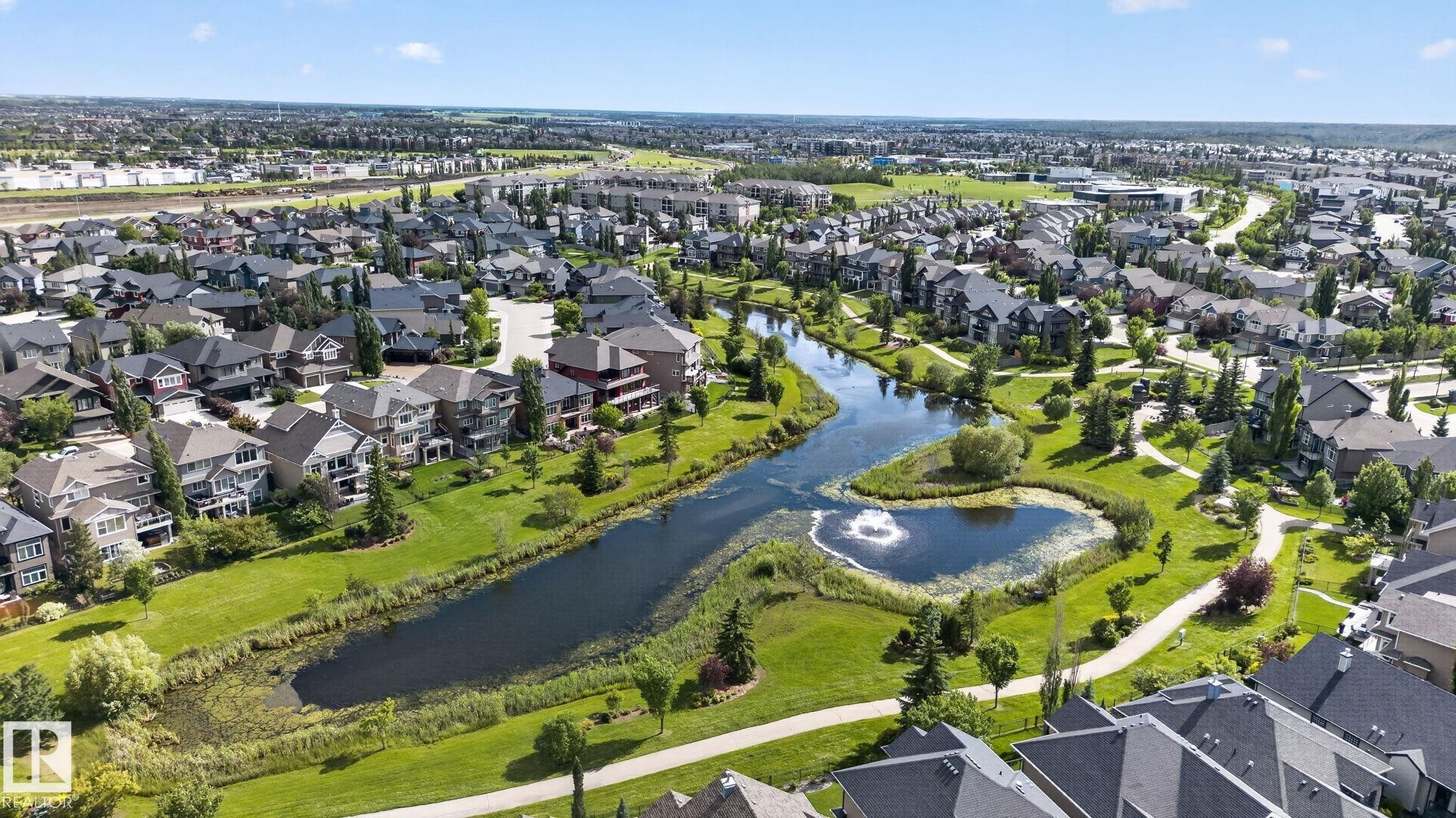 4707 Woolsey Common Sw, Edmonton, AB - Outdoor With View