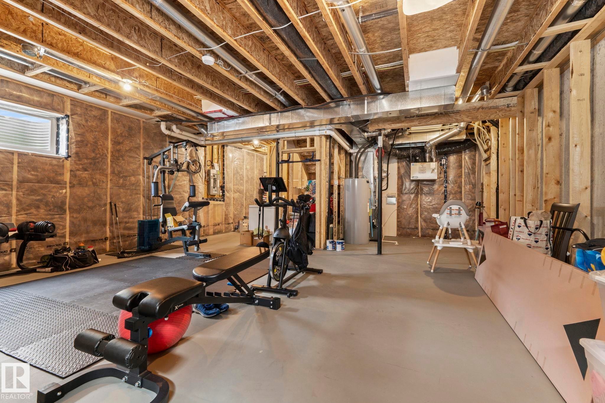 17308 49 Street Nw, Edmonton, AB - Indoor Photo Showing Basement