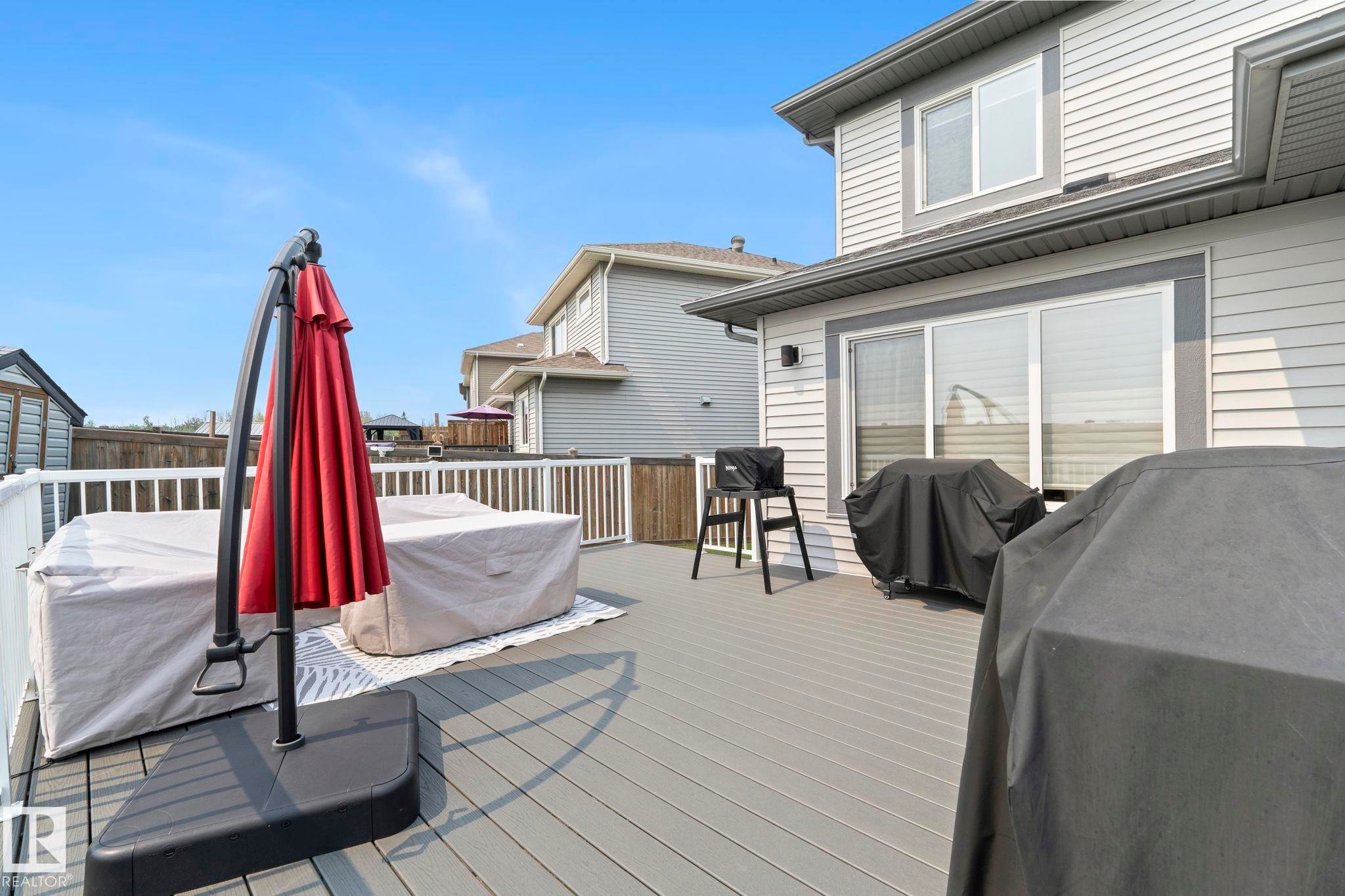 17308 49 Street Nw, Edmonton, AB - Outdoor With Deck Patio Veranda With Exterior