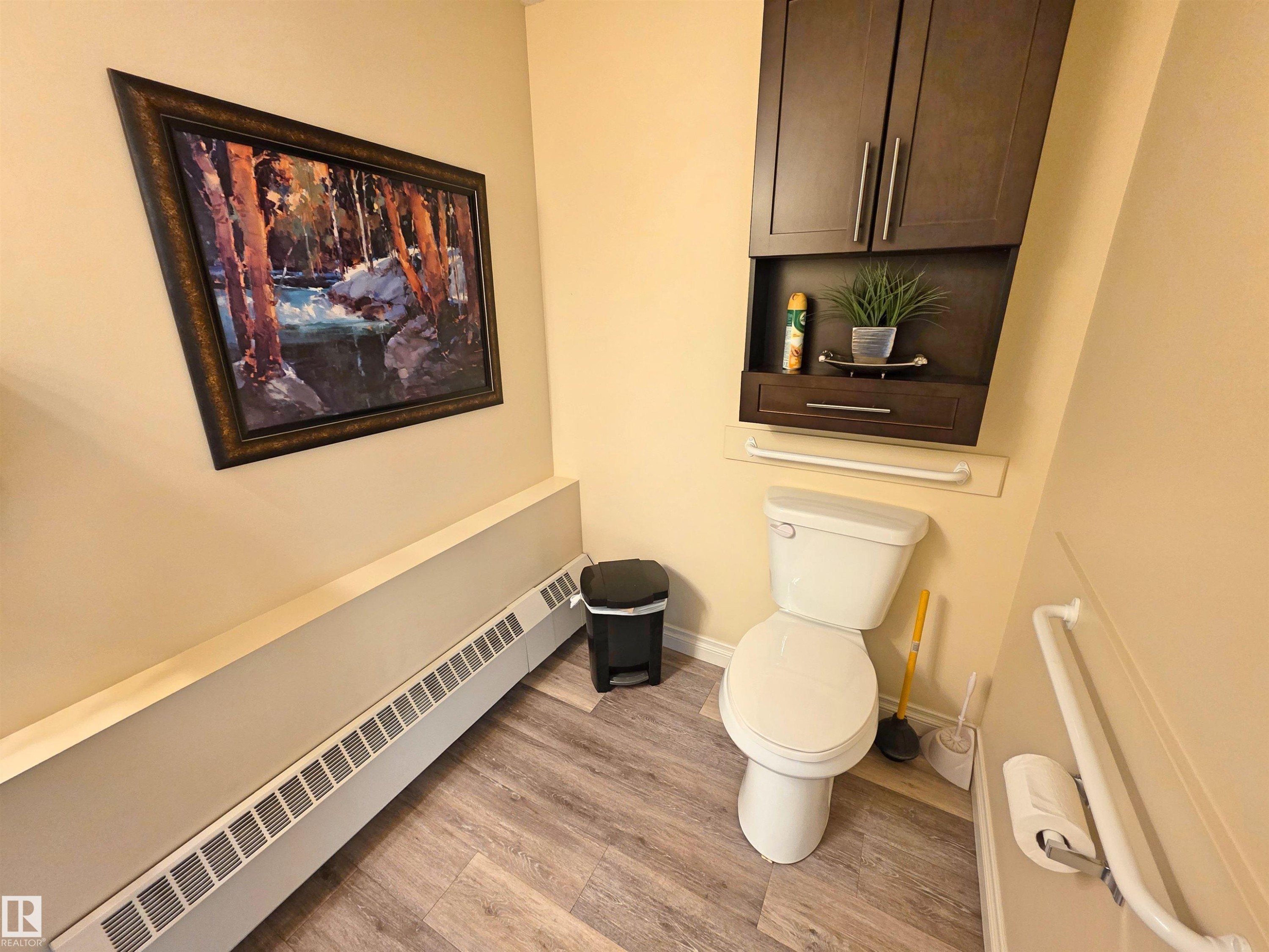 2 pc. bathroom near front foyer - 205 4614A Lakeshore Drive, St. Paul Town, AB