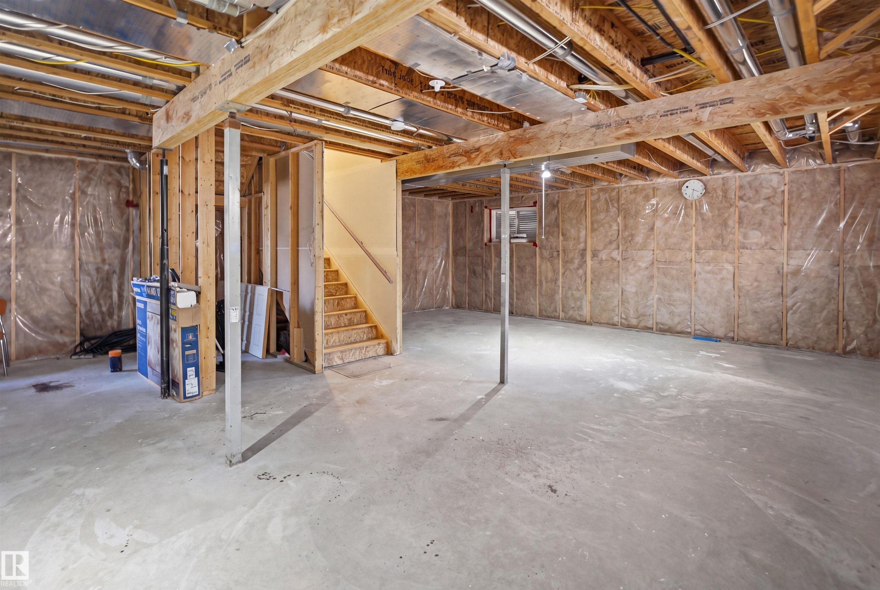 6014 60 Street, Beaumont, AB - Indoor Photo Showing Basement