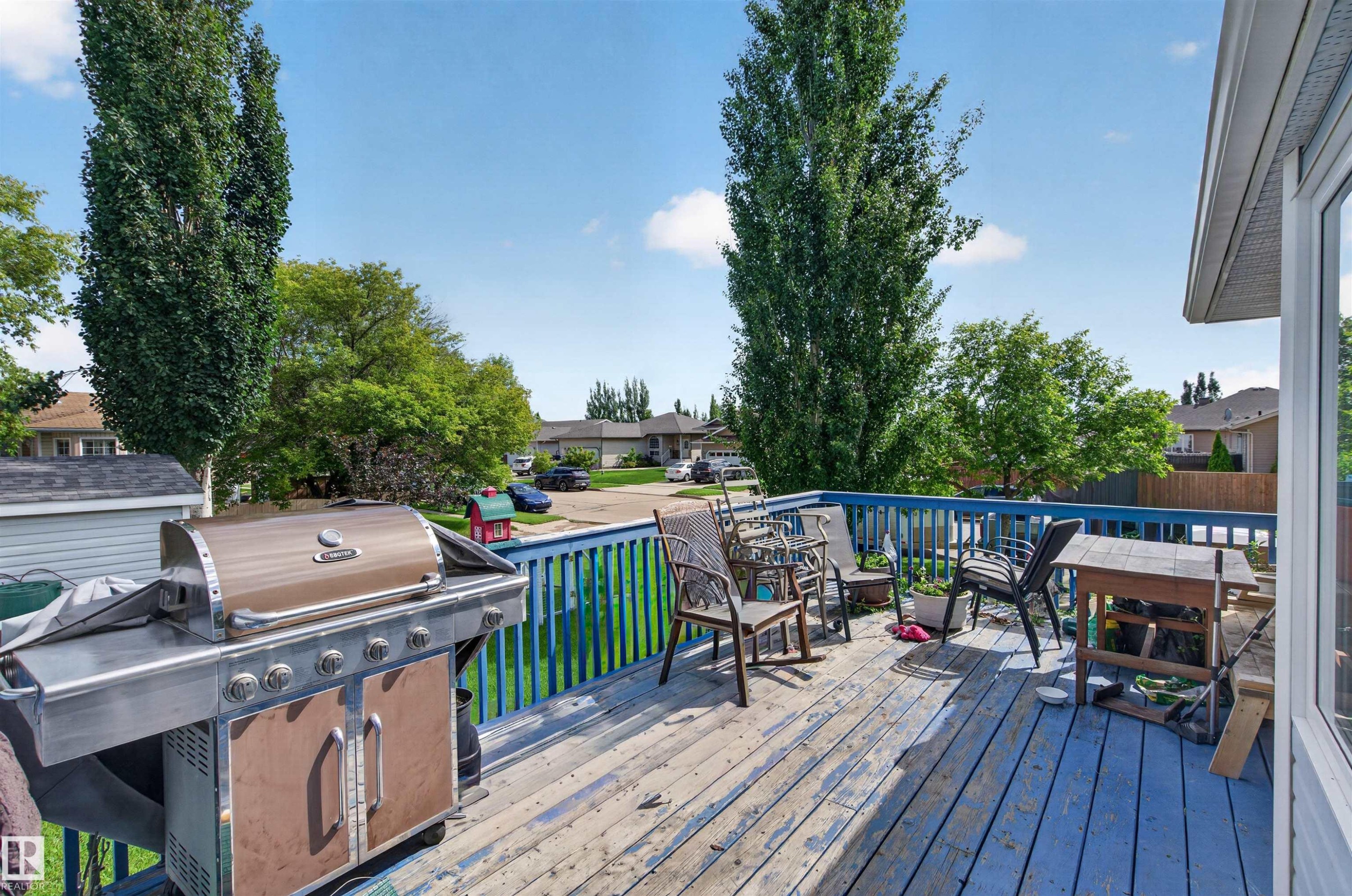 6000 54 Avenue, Camrose, AB - Outdoor With Deck Patio Veranda With Exterior