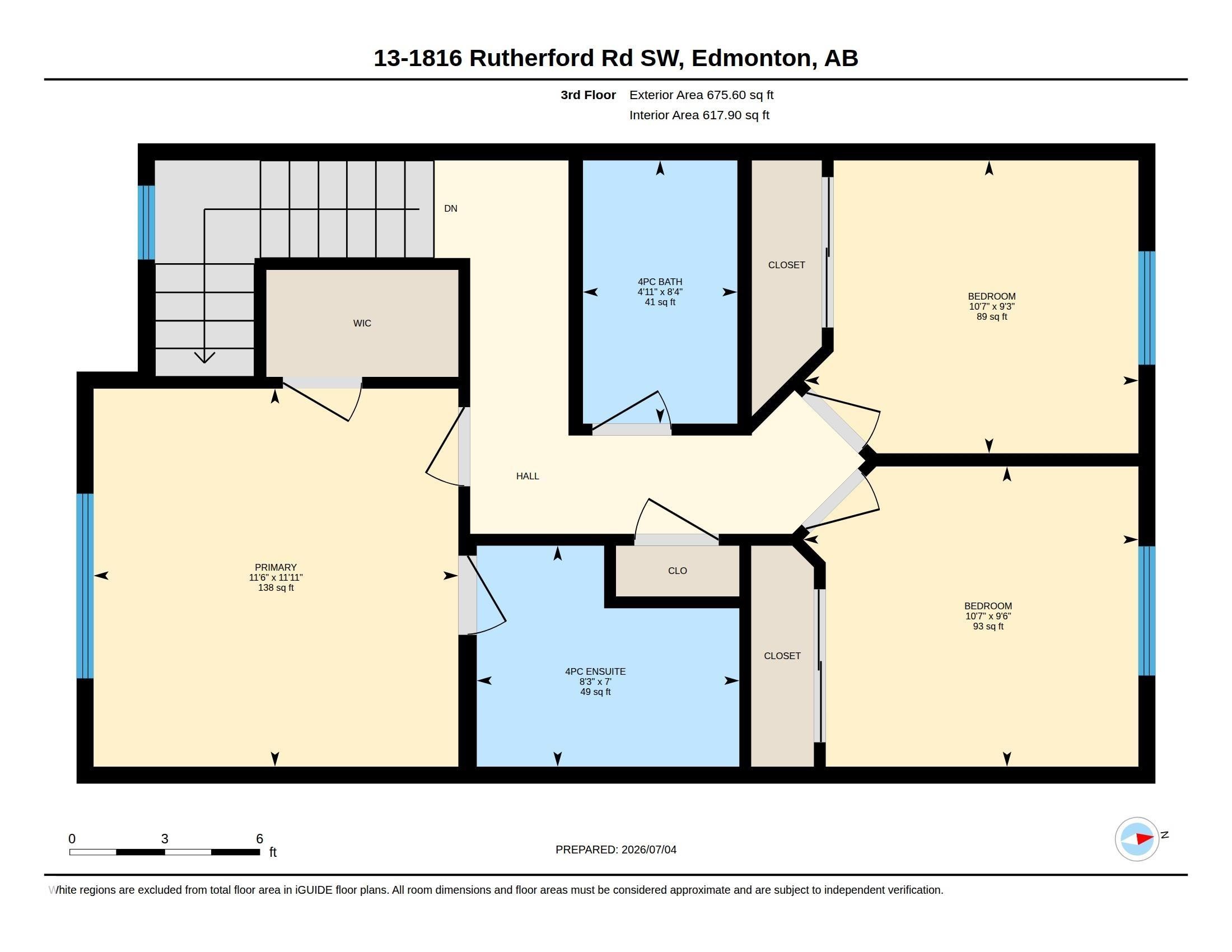 Floor plan - 13 1816 Rutherford Road, Edmonton, AB