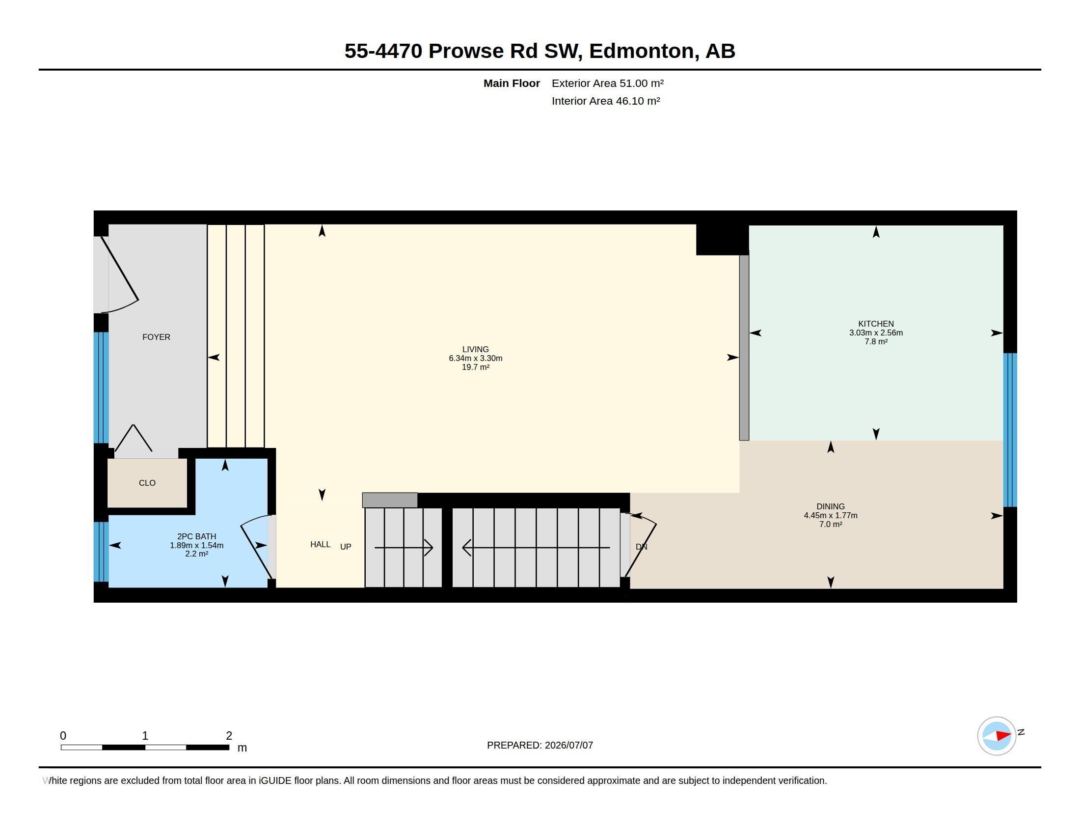 Floor plan - #55 4470 Prowse Rd Sw, Edmonton, AB - Other