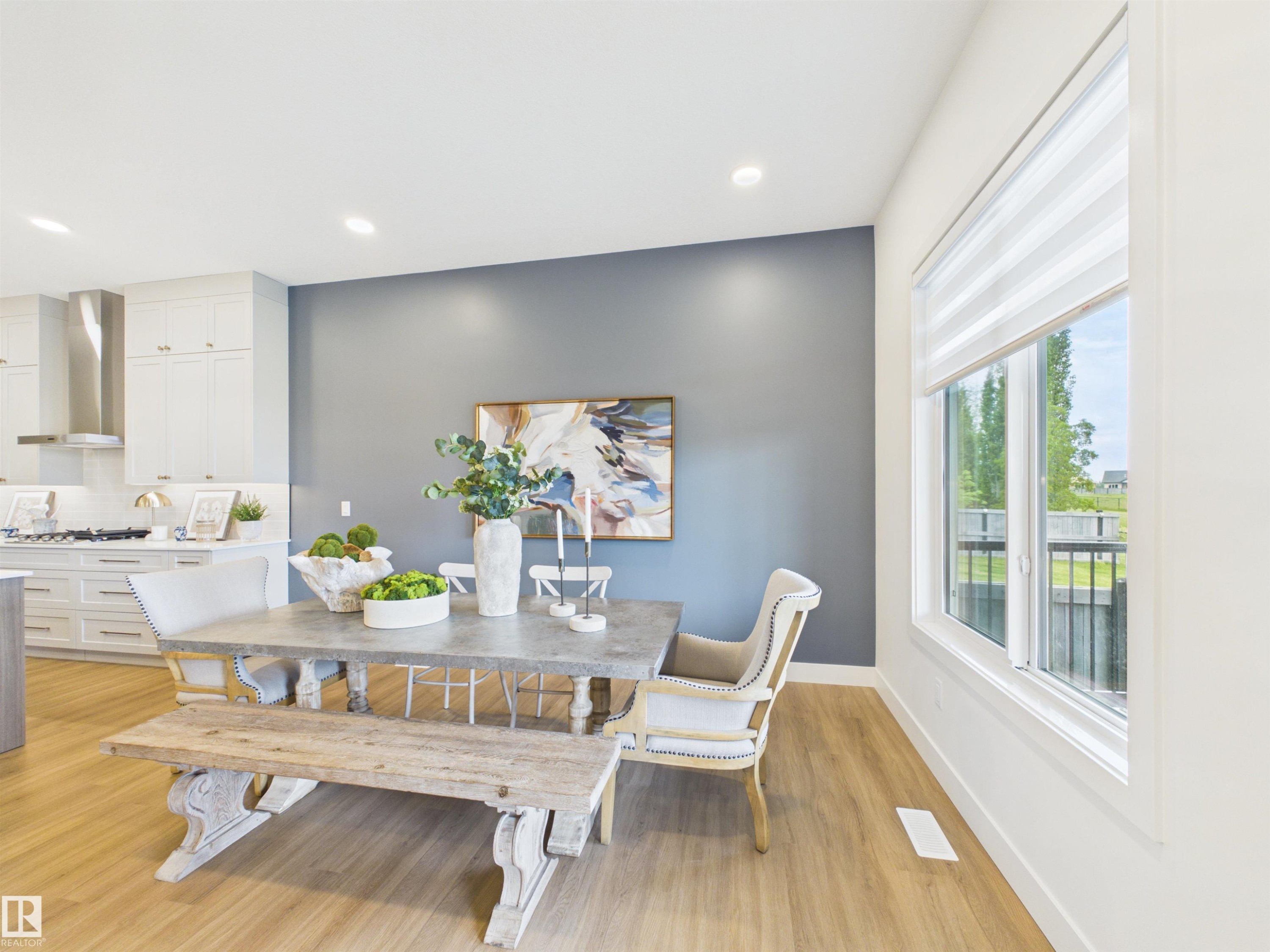 593 Genesis Wynd, Stony Plain, AB - Indoor Photo Showing Dining Room