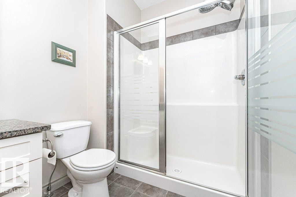 Walk-in shower with frosted glass enclosure - 15 175 Mcconachie Drive, Edmonton, AB