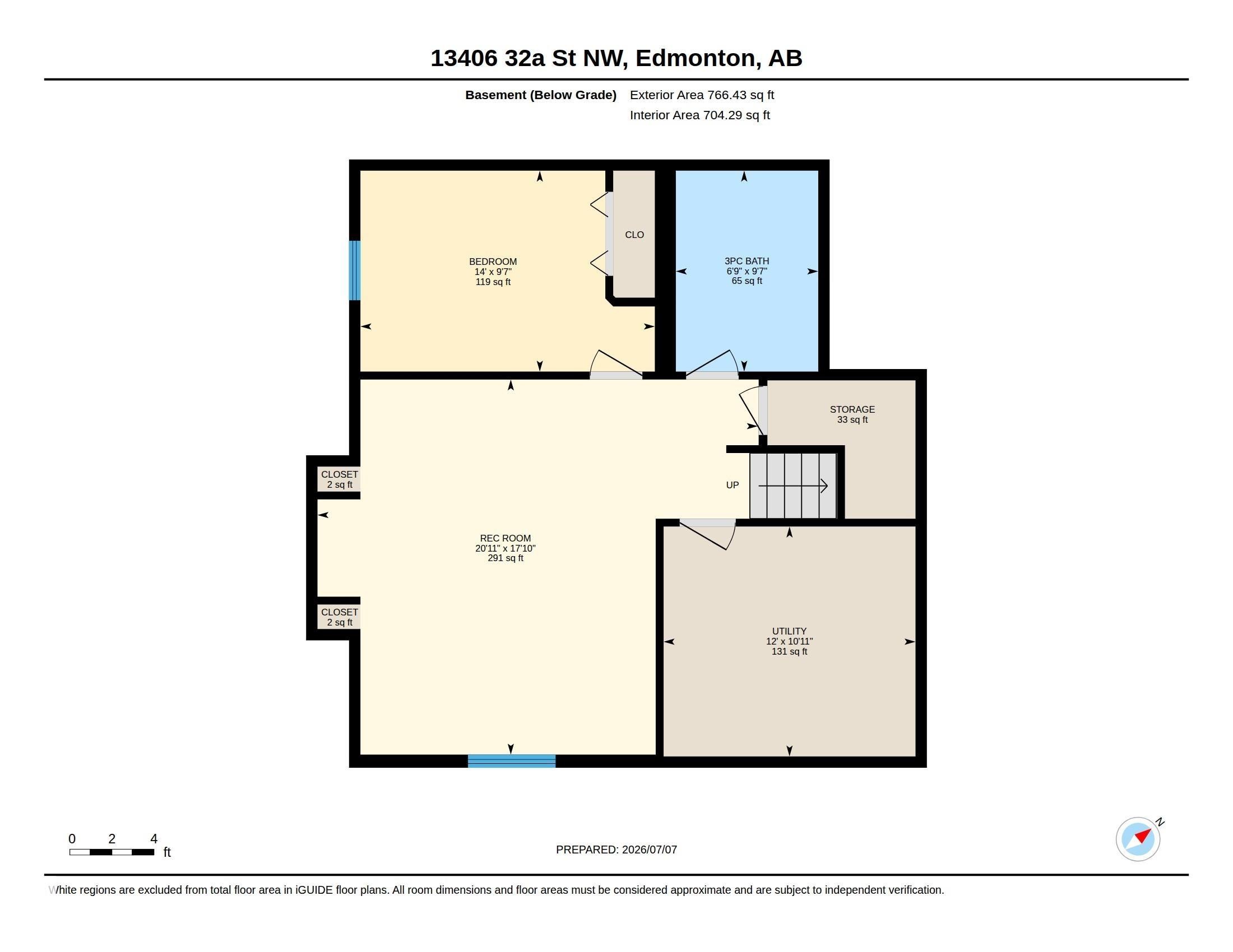 Floor plan - 13406 32A Street, Edmonton, AB