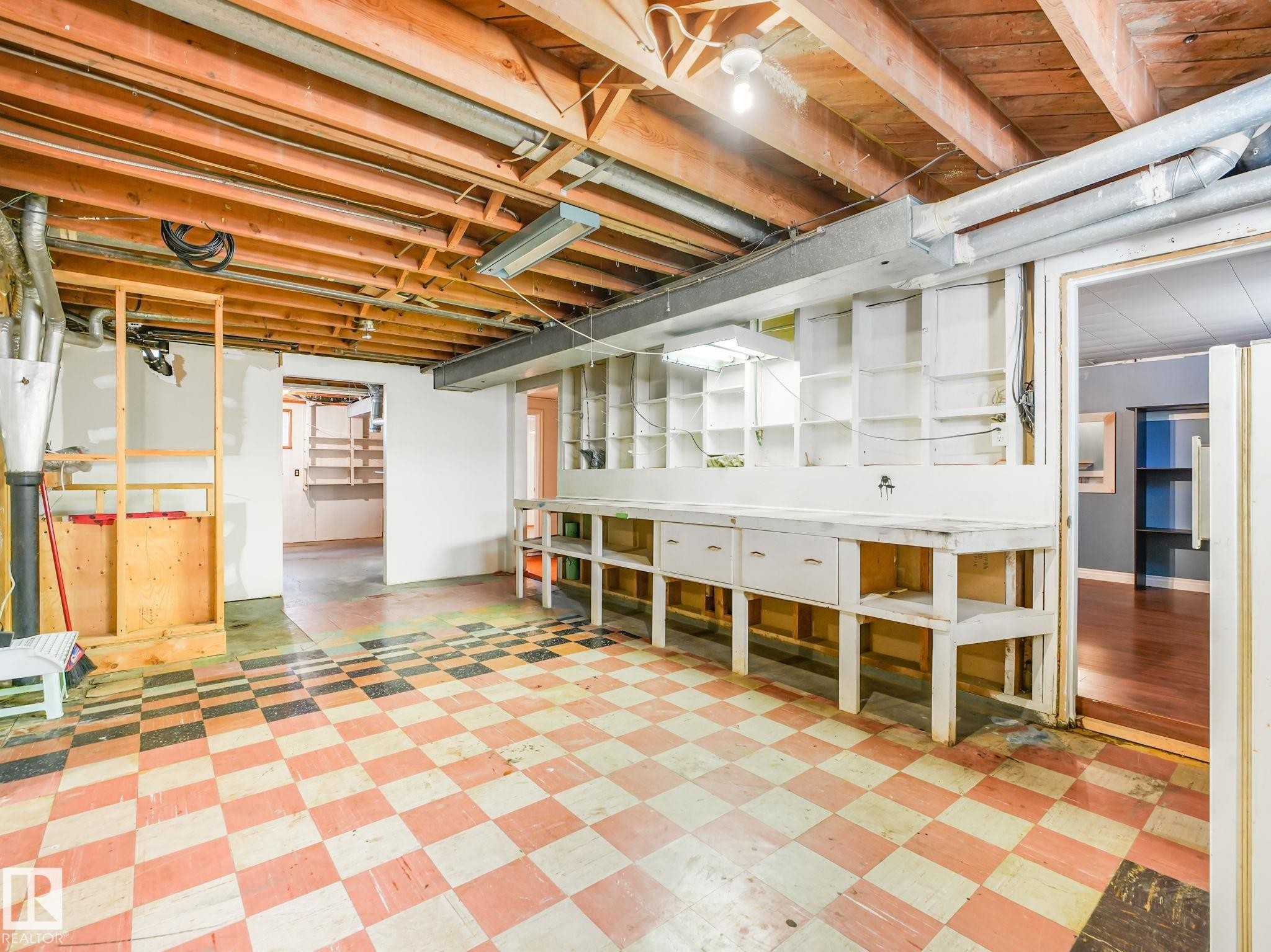 12418 125 Street Nw, Edmonton, AB - Indoor Photo Showing Basement
