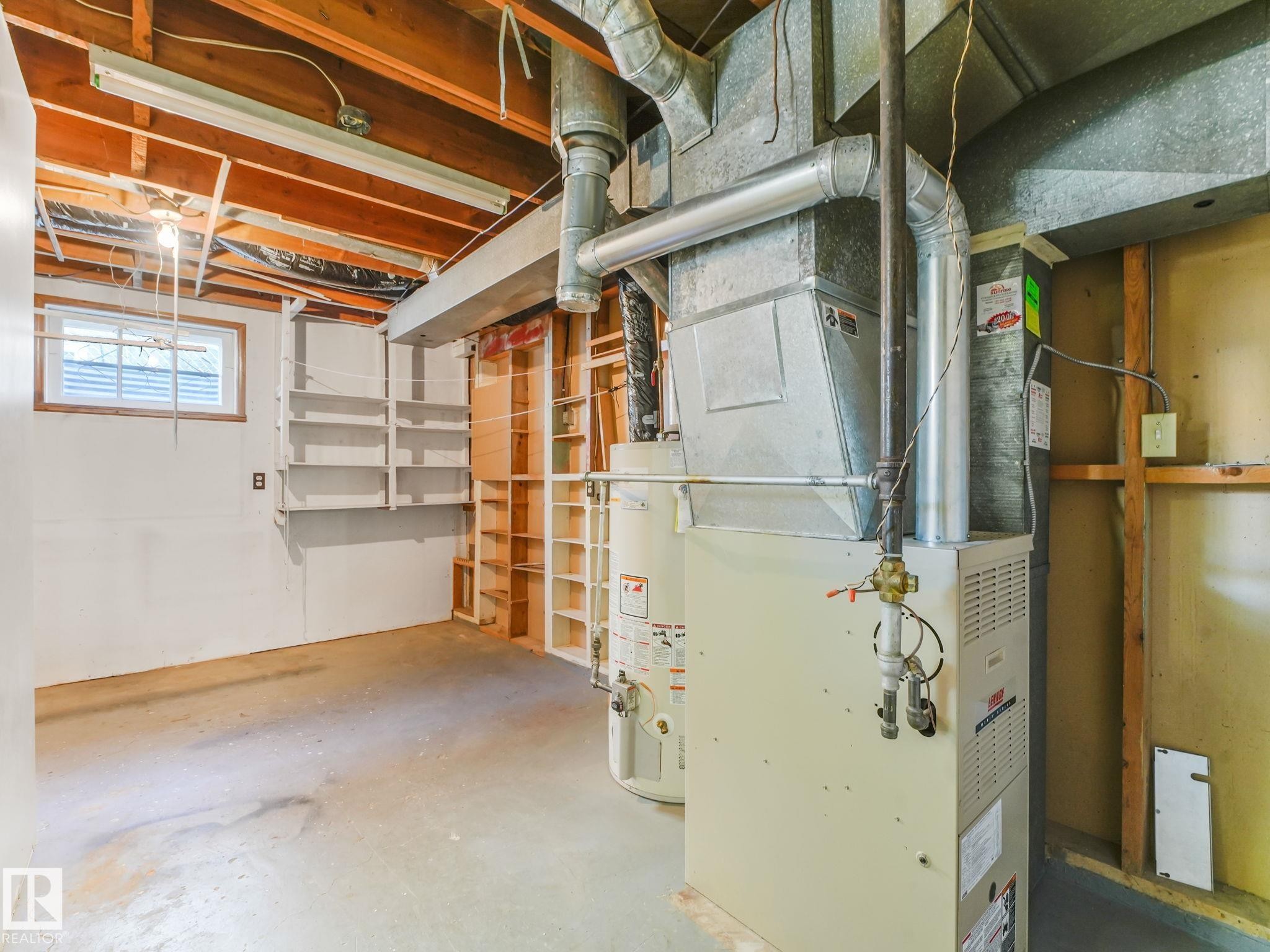 12418 125 Street Nw, Edmonton, AB - Indoor Photo Showing Basement