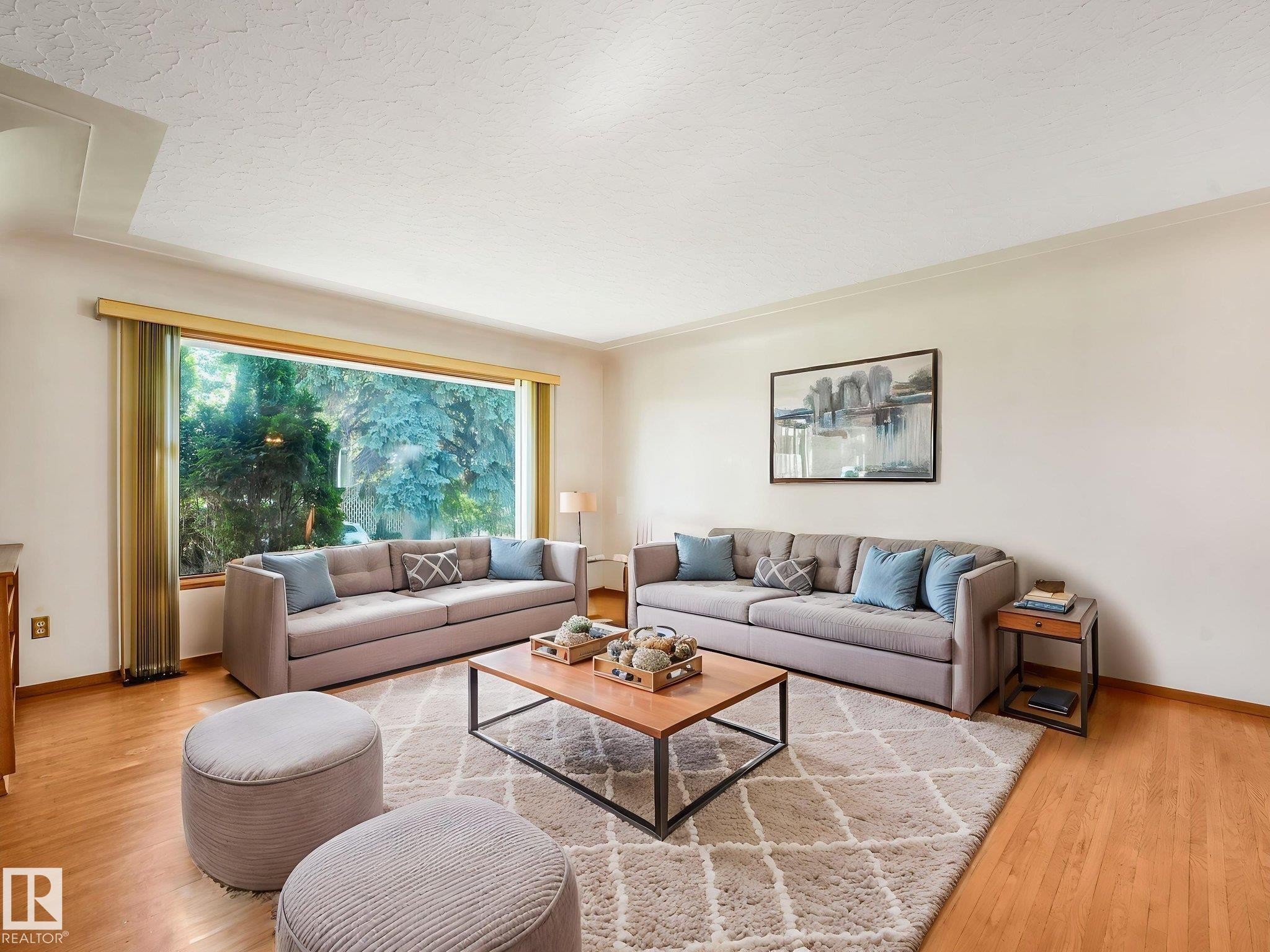 12418 125 Street Nw, Edmonton, AB - Indoor Photo Showing Living Room