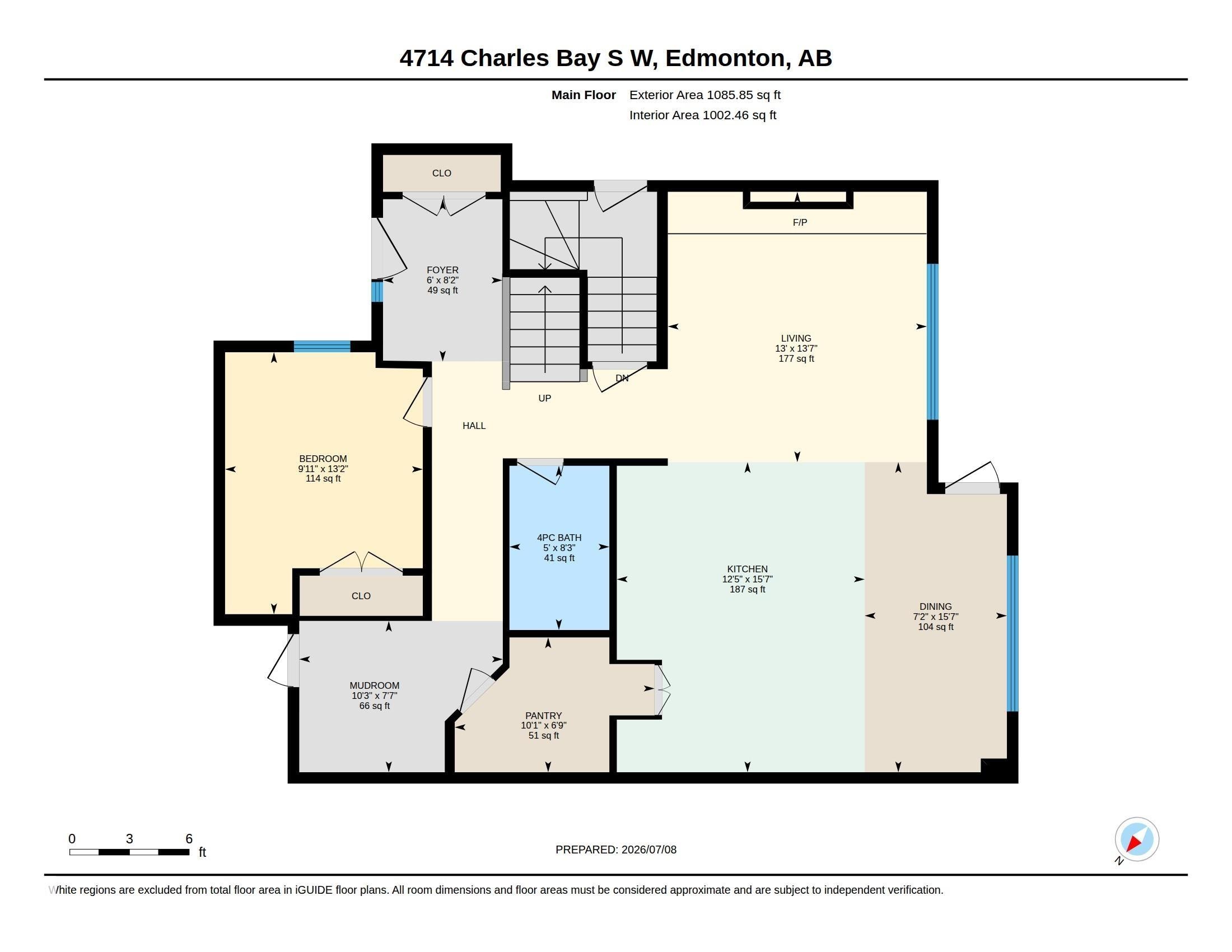 Floor plan - 4714 Charles Bay Bay, Edmonton, AB