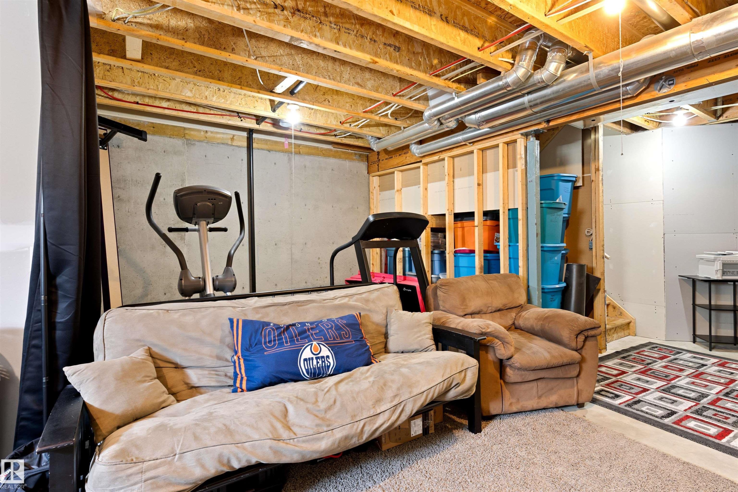 60 Red Tail Way, St. Albert, AB - Indoor Photo Showing Basement