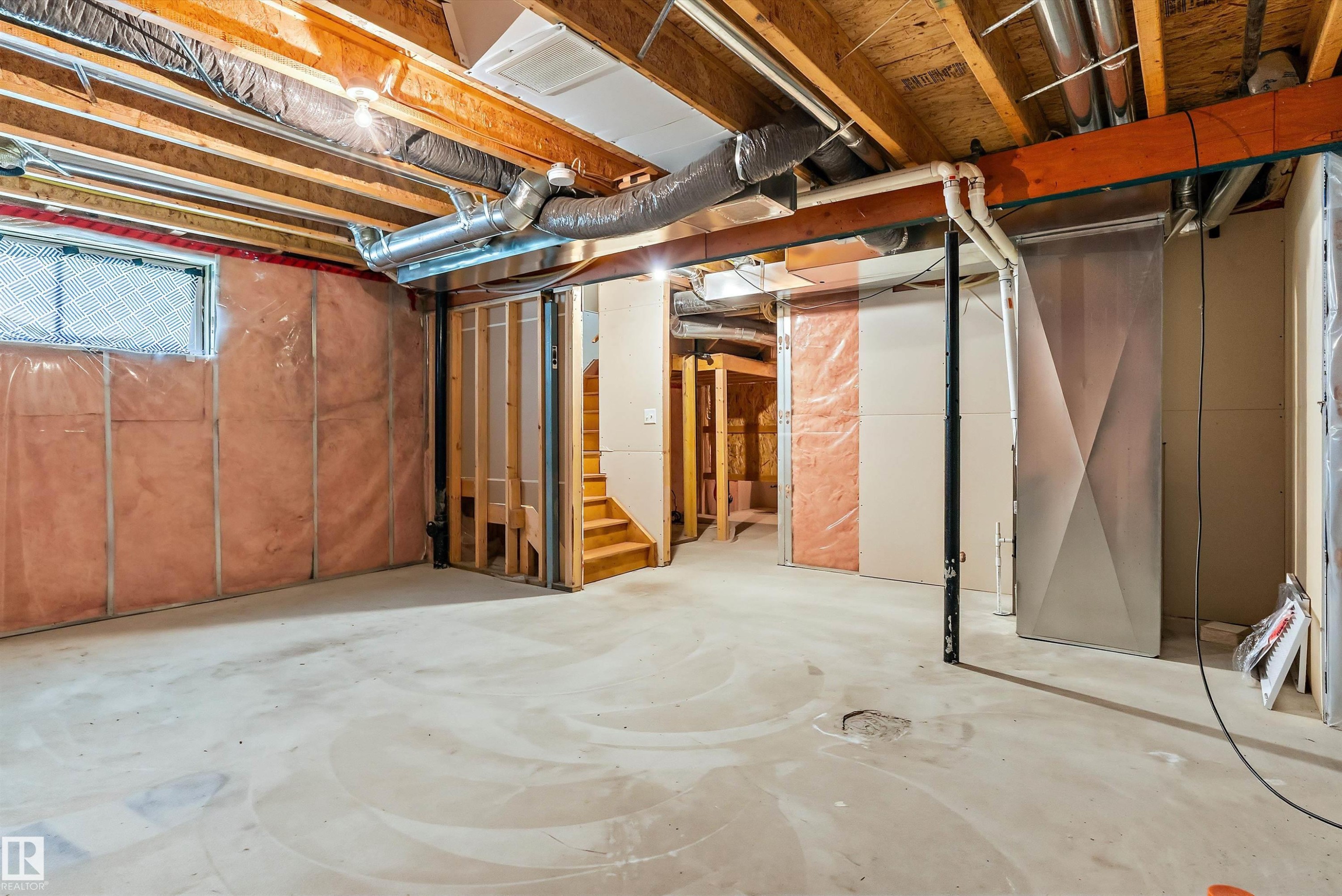 #56 130 Hyndman Cr Nw, Edmonton, AB - Indoor Photo Showing Basement
