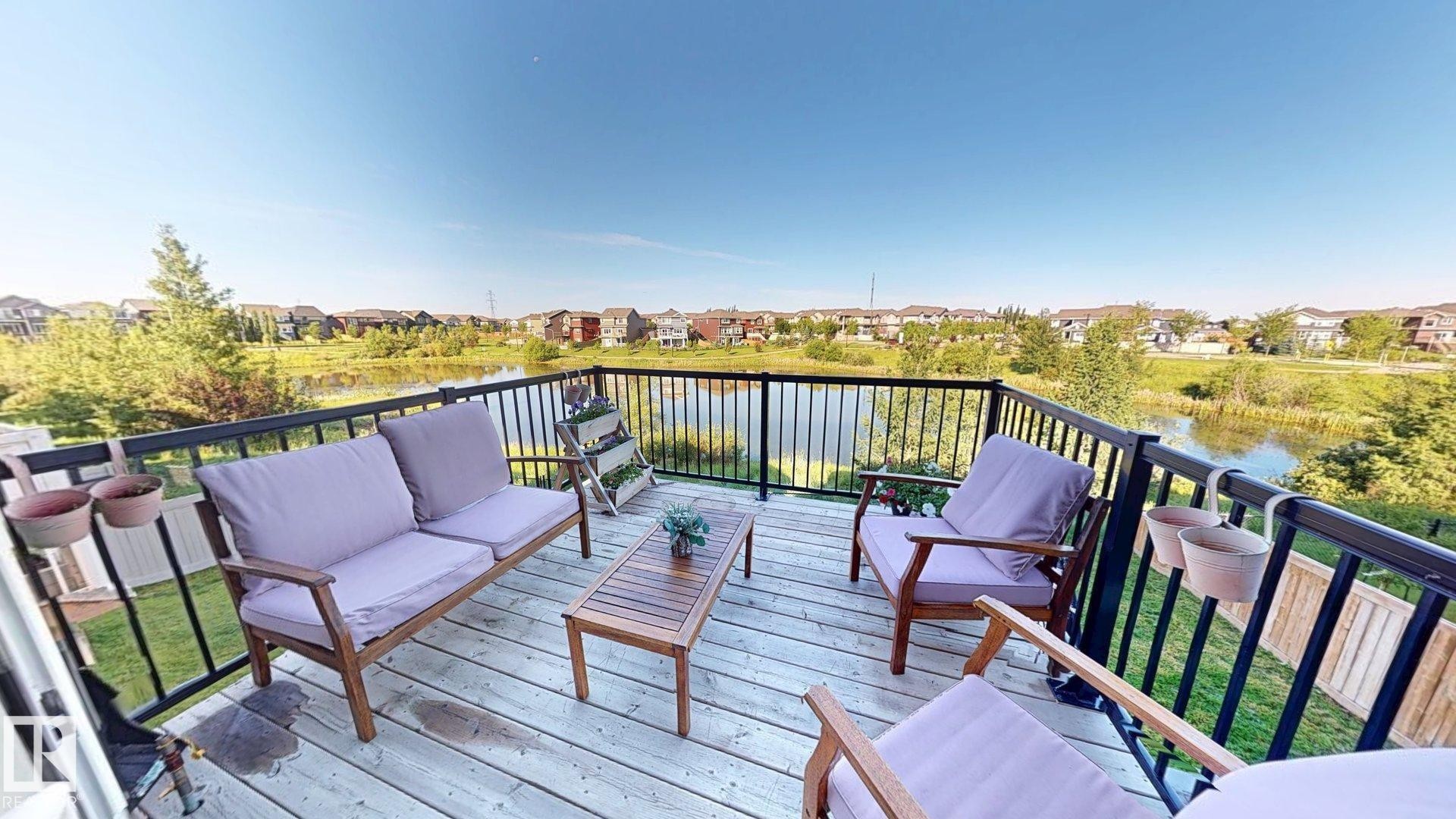 3805 Cherry Loop Sw, Edmonton, AB - Outdoor With Deck Patio Veranda With Exterior