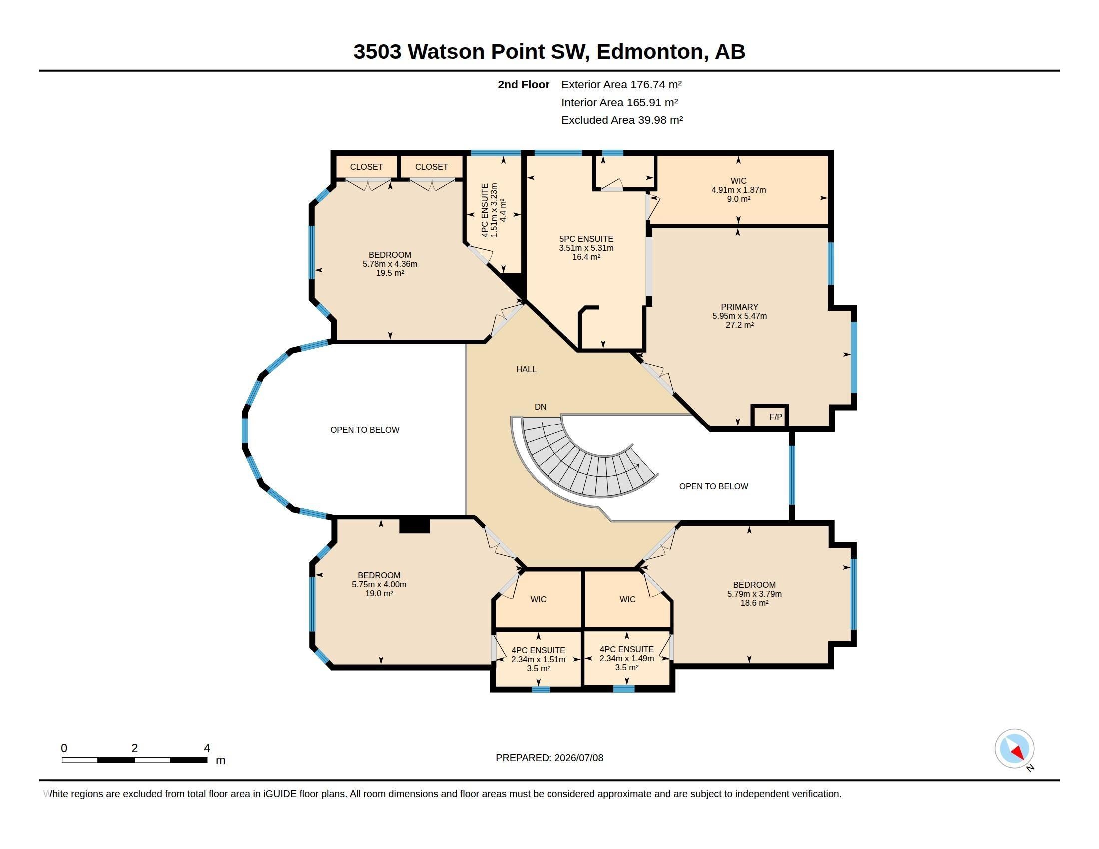 Floor plan - 3503 Watson Point(E), Edmonton, AB