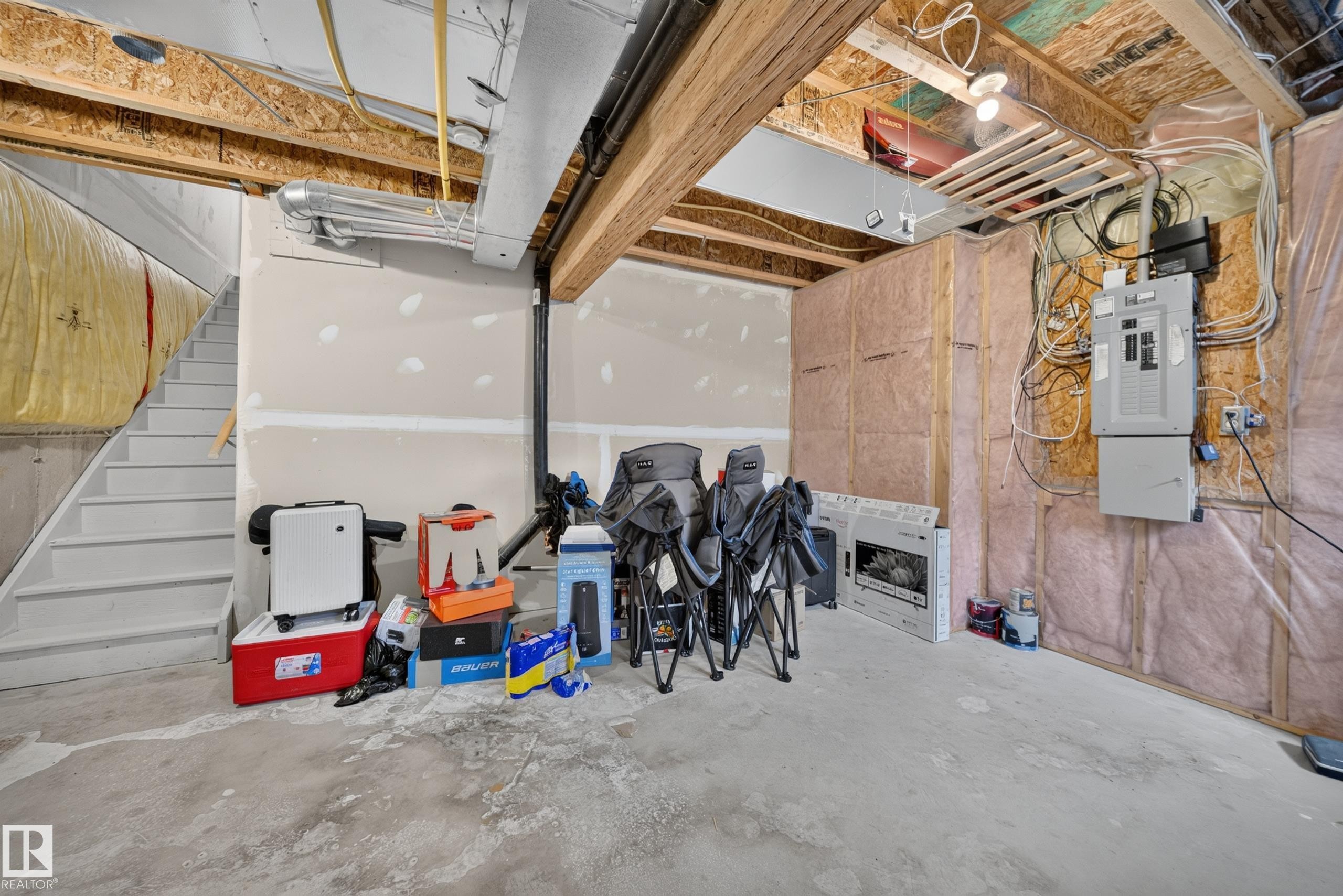 #32 12050 17 Av Sw, Edmonton, AB - Indoor Photo Showing Basement