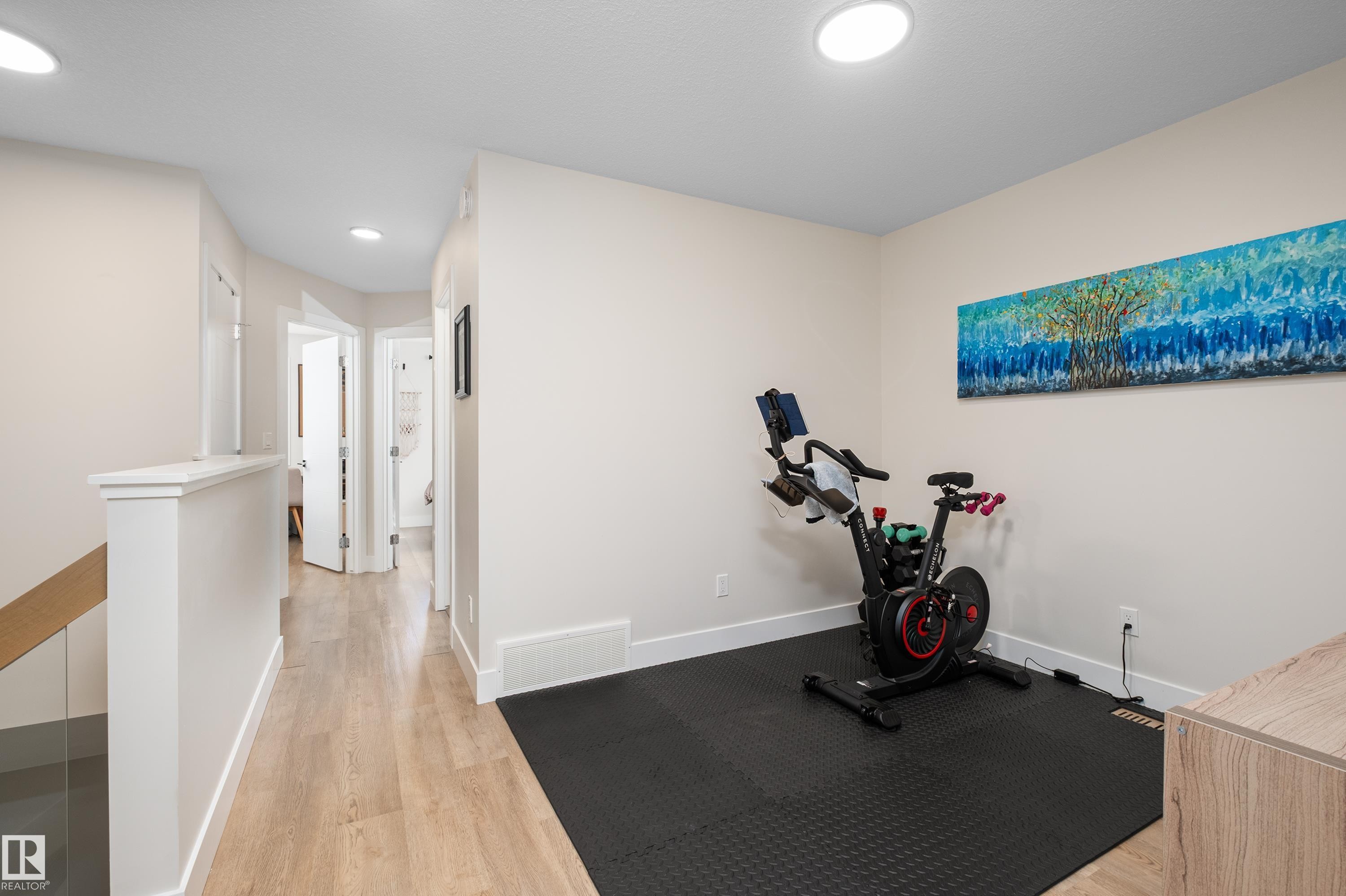 11013 75 Street Nw, Edmonton, AB - Indoor Photo Showing Gym Room