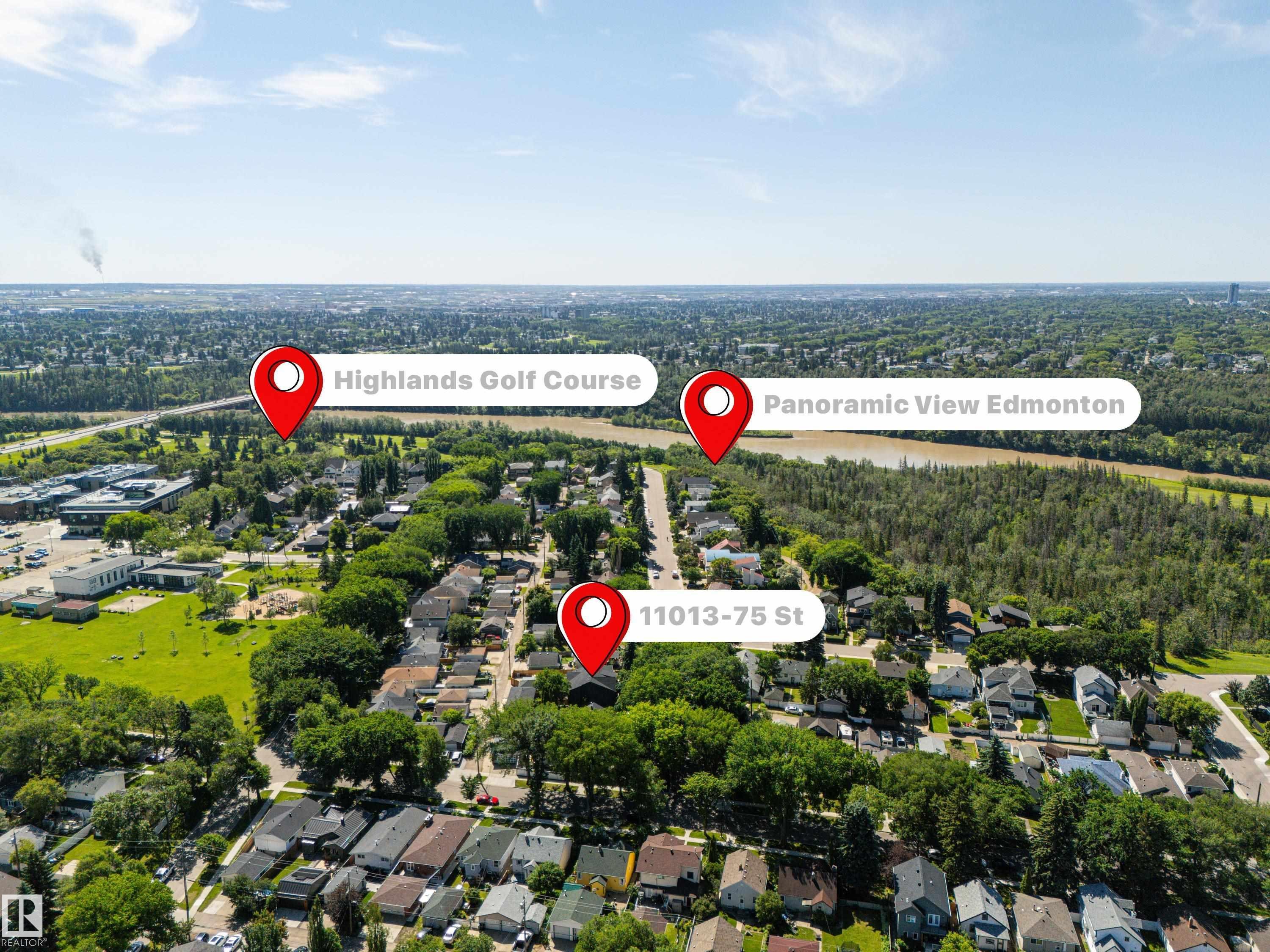 11013 75 Street Nw, Edmonton, AB - Outdoor With View