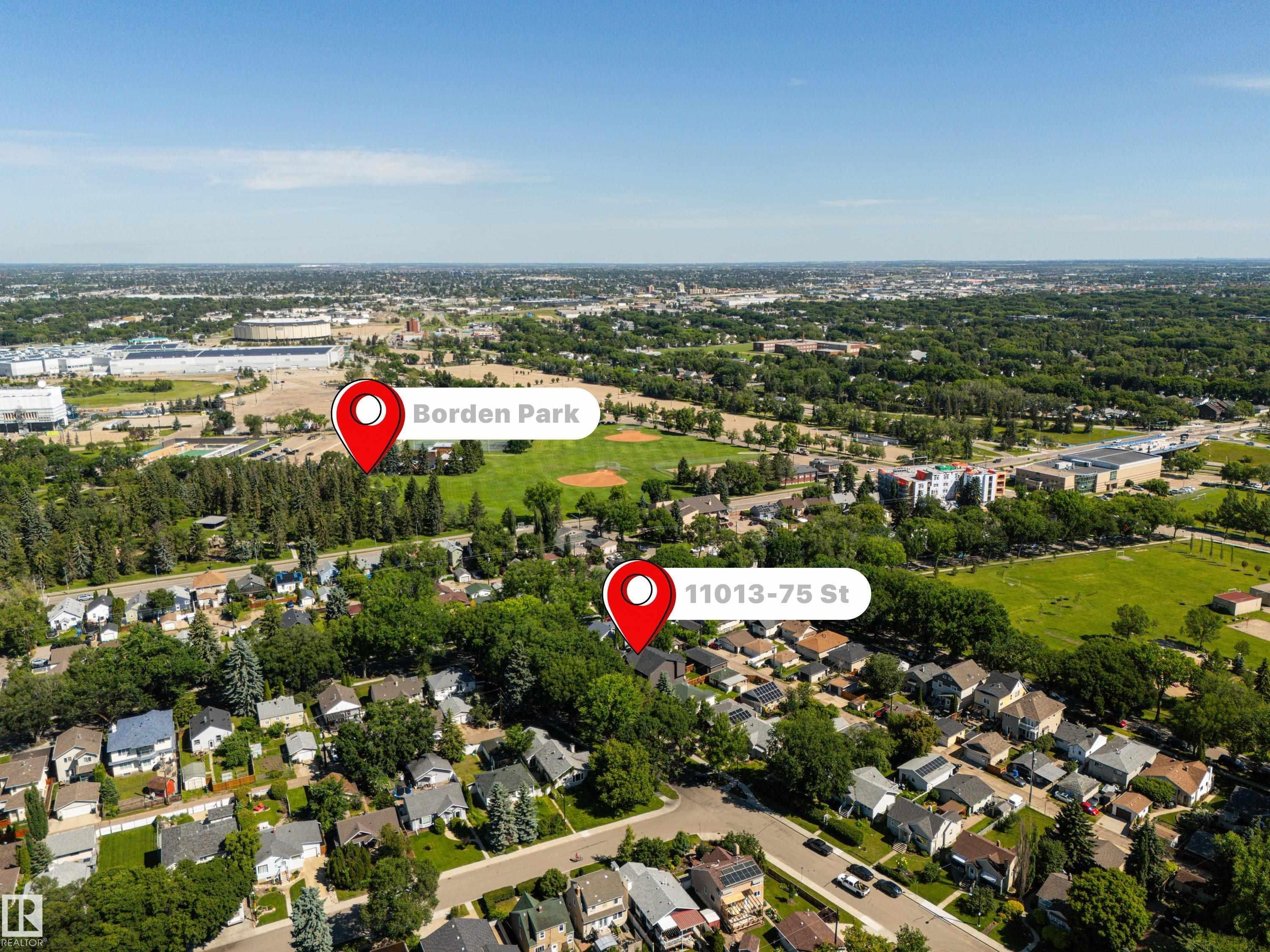 11013 75 Street Nw, Edmonton, AB - Outdoor With View