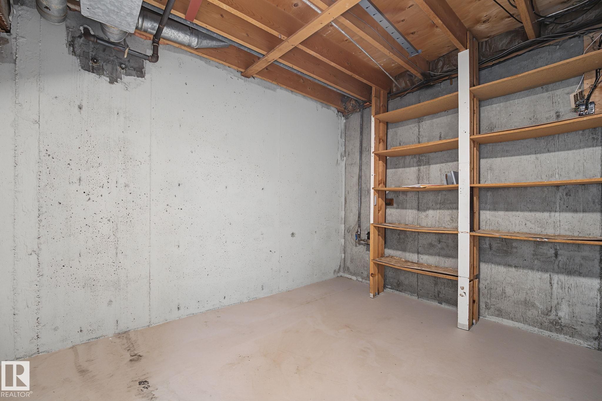 661 Abbottsfield Road Nw, Edmonton, AB - Indoor Photo Showing Basement