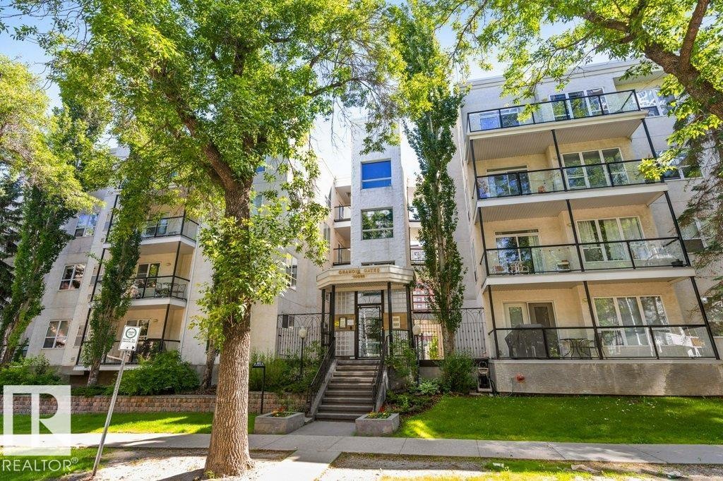 #202 10033 110 St Nw, Edmonton, AB - Outdoor With Balcony With Facade