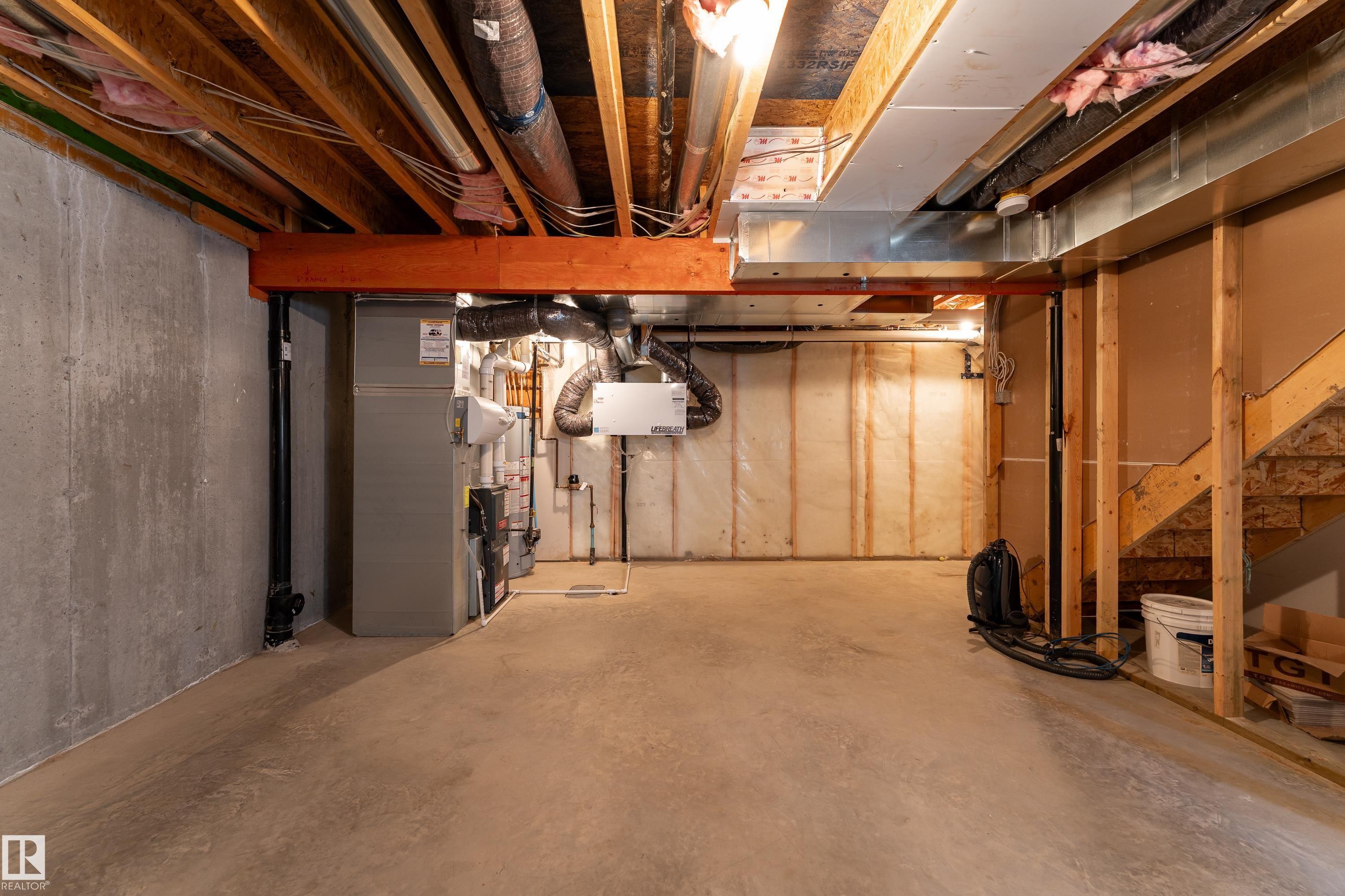 8589 Cushing Place Sw, Edmonton, AB - Indoor Photo Showing Basement