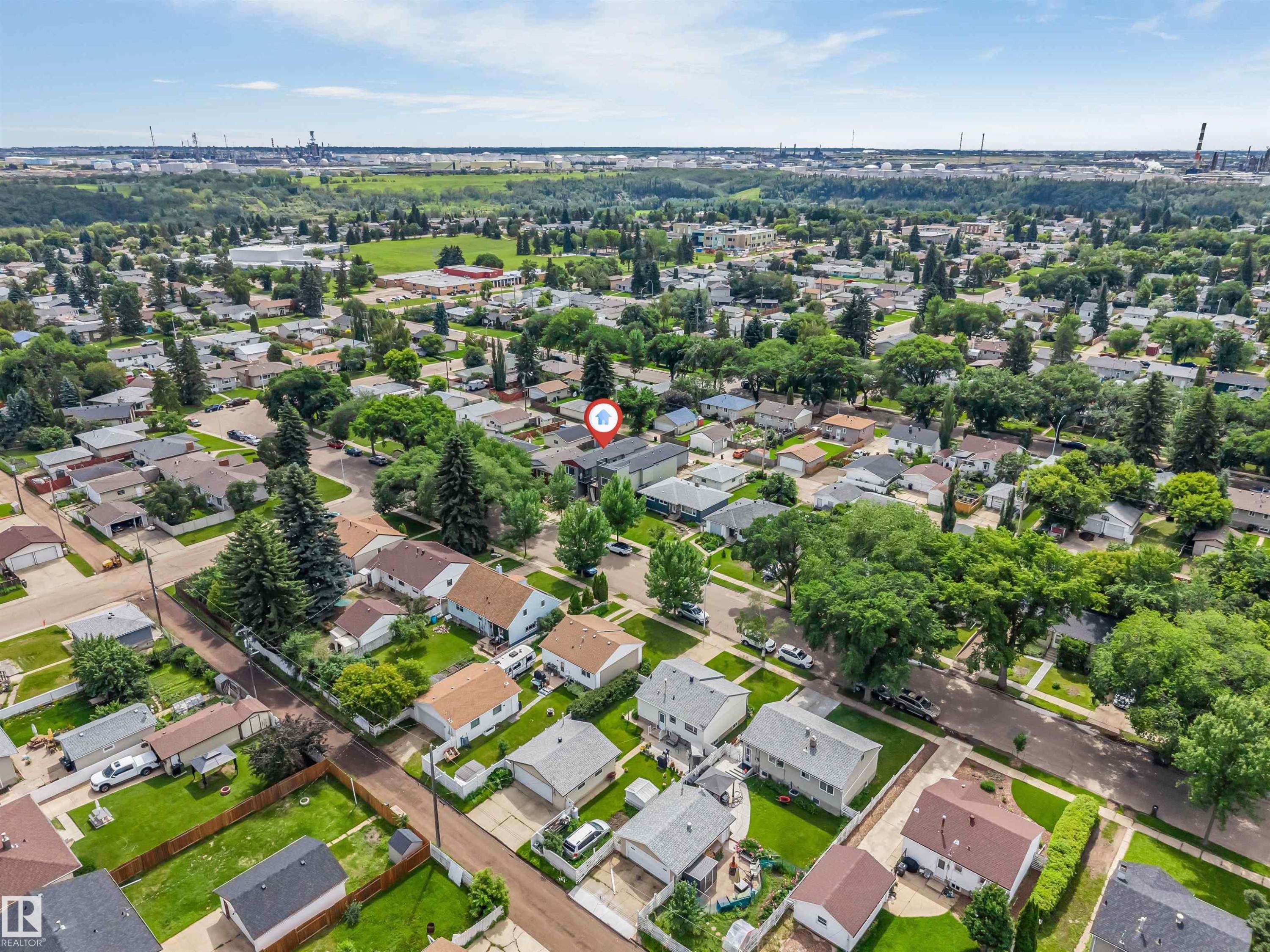 Aerial view - 3605 112 Ave, Edmonton, AB