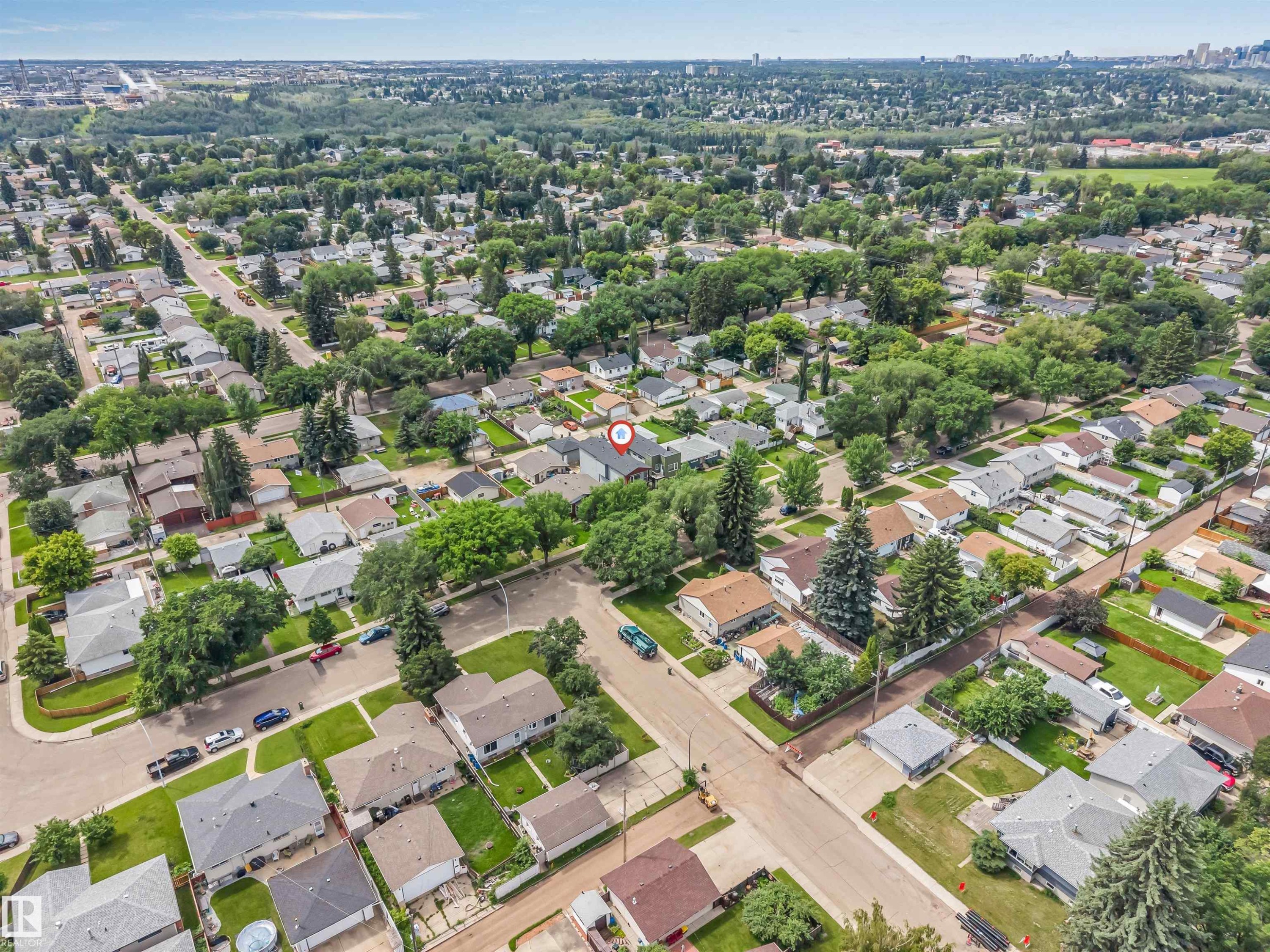 Aerial view - 3605 112 Ave, Edmonton, AB