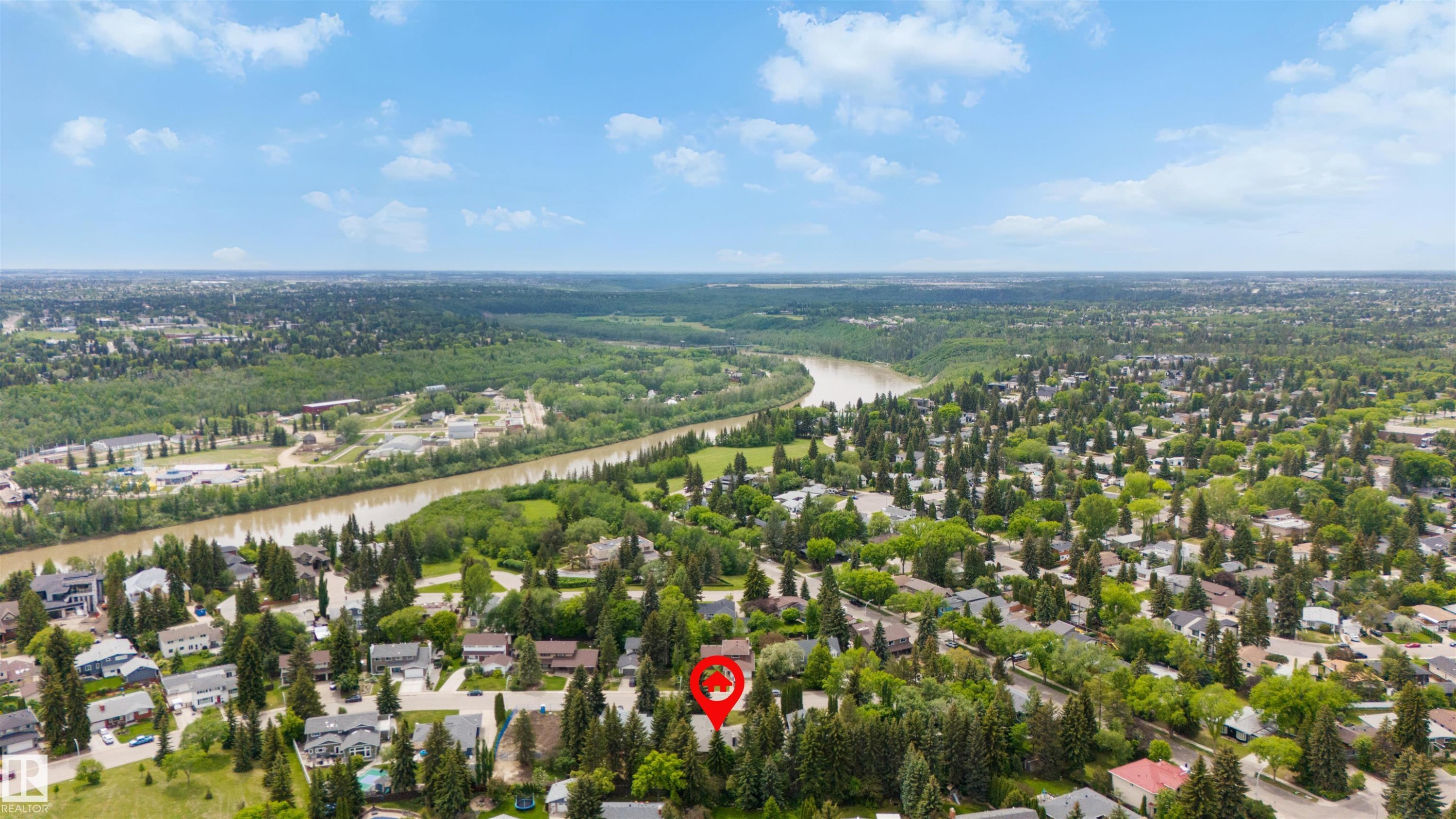 16 Quesnell Road Nw, Edmonton, AB - Outdoor With View