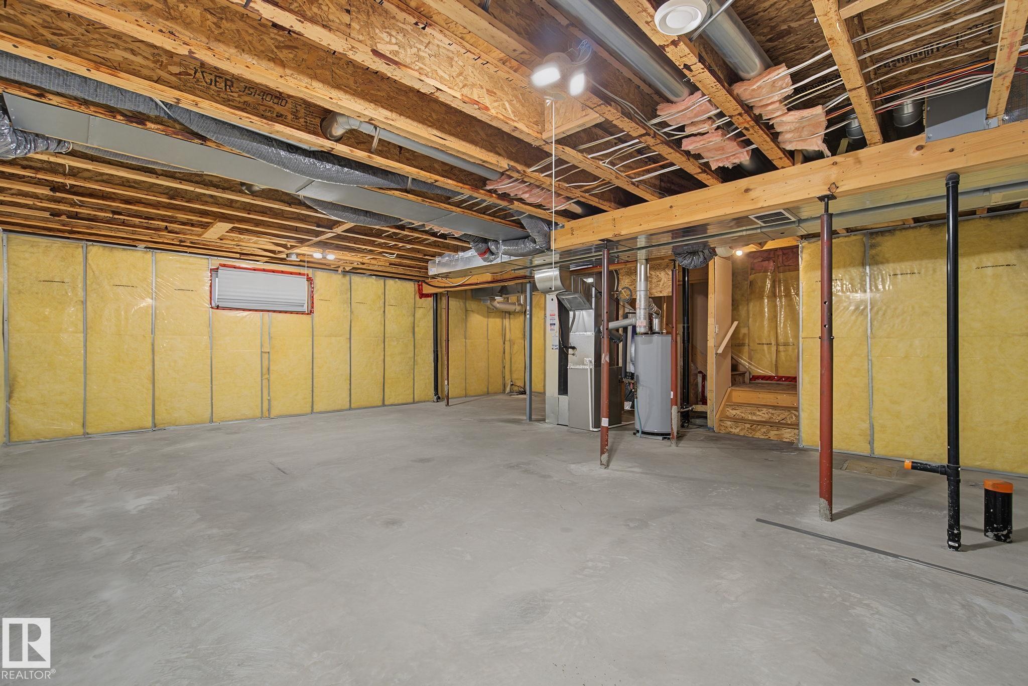 616 61 Street Sw, Edmonton, AB - Indoor Photo Showing Basement
