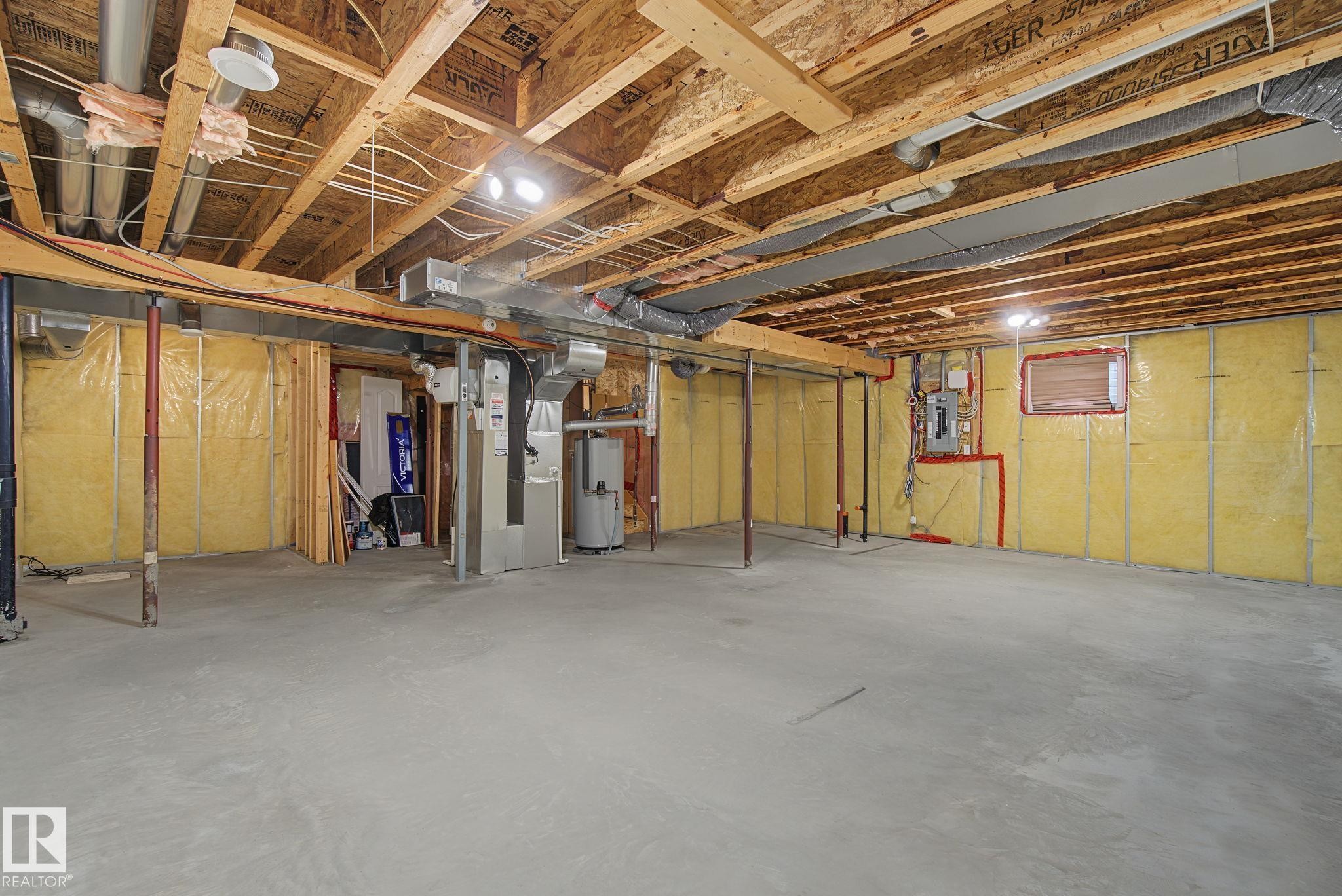 616 61 Street Sw, Edmonton, AB - Indoor Photo Showing Basement