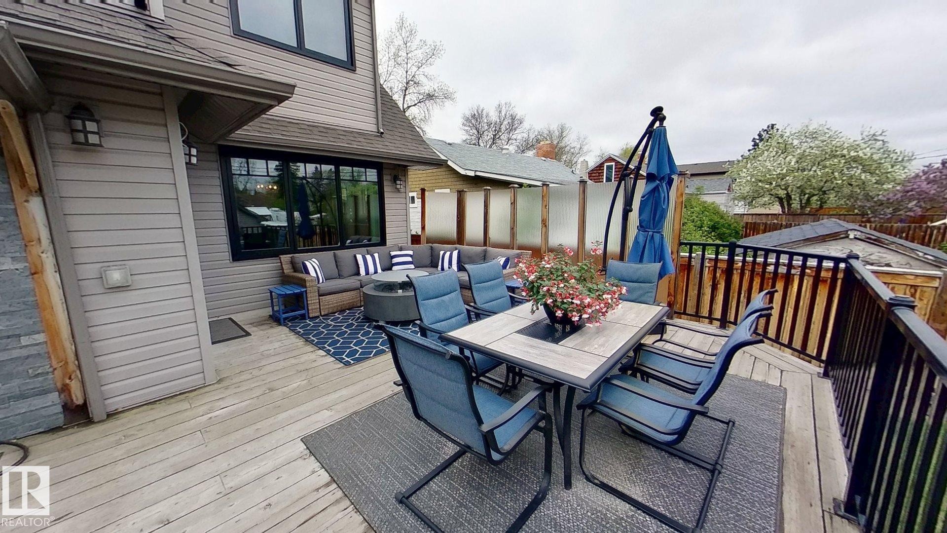 11313 127 Street Nw, Edmonton, AB - Outdoor With Deck Patio Veranda With Exterior