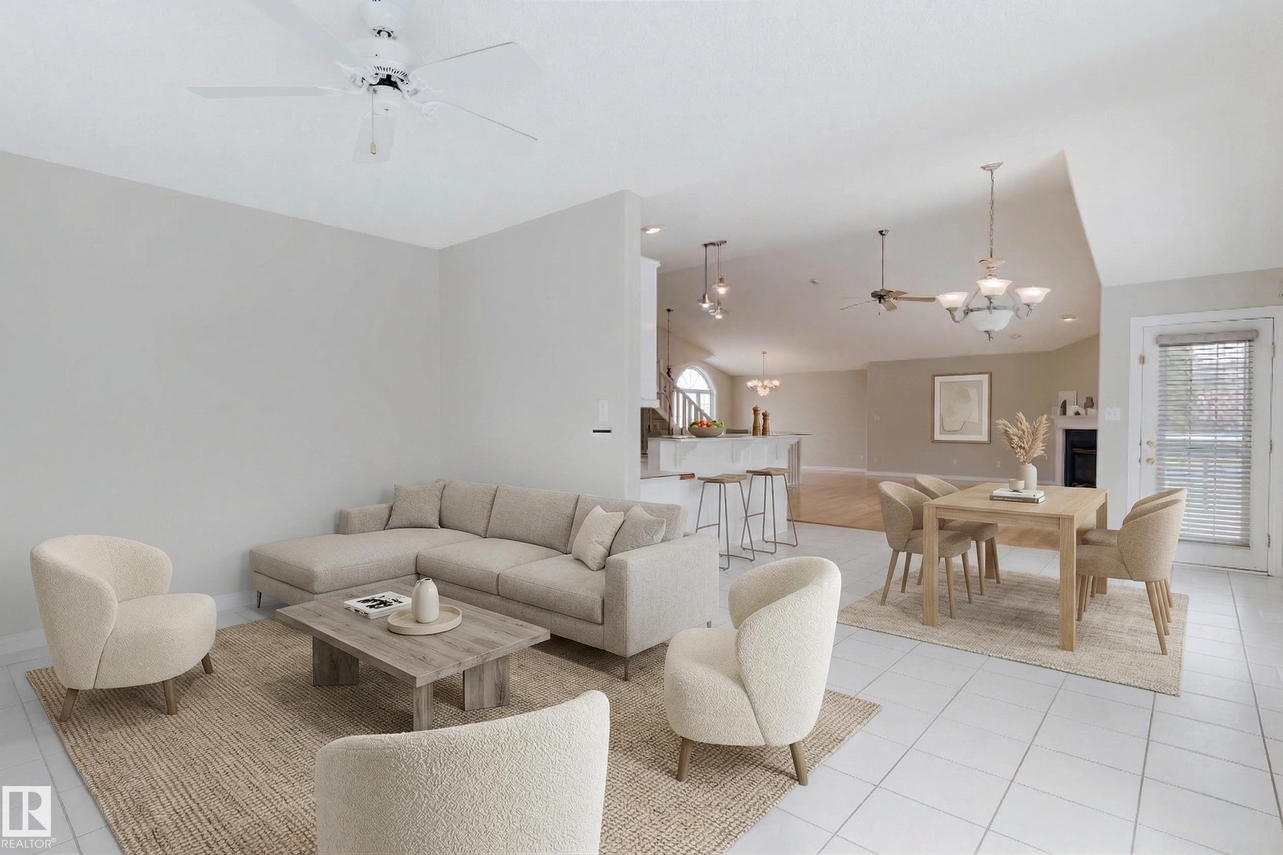 1641 Forbes Way, Edmonton, AB - Indoor Photo Showing Living Room