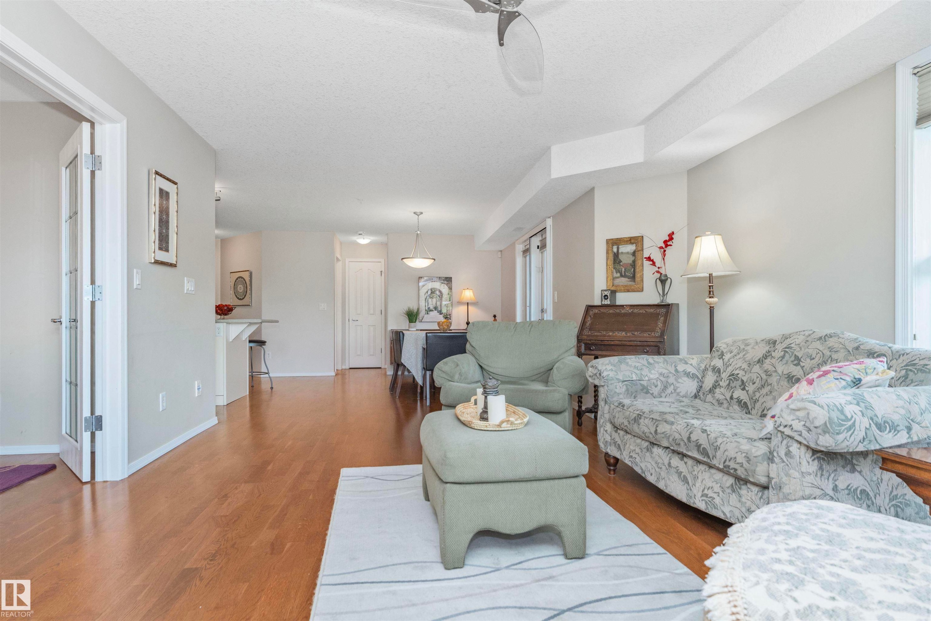 Living room - #130 9008 99 Av Nw Nw, Edmonton, AB