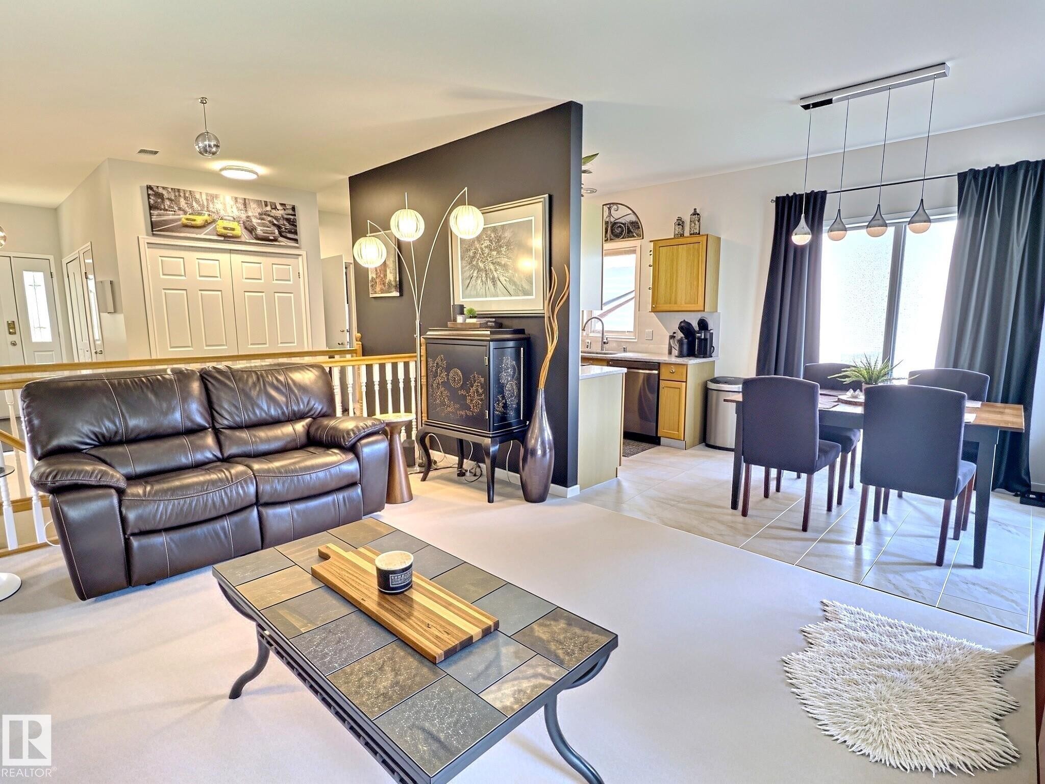 Living room - 17 10 Blackburn Drive, Edmonton, AB
