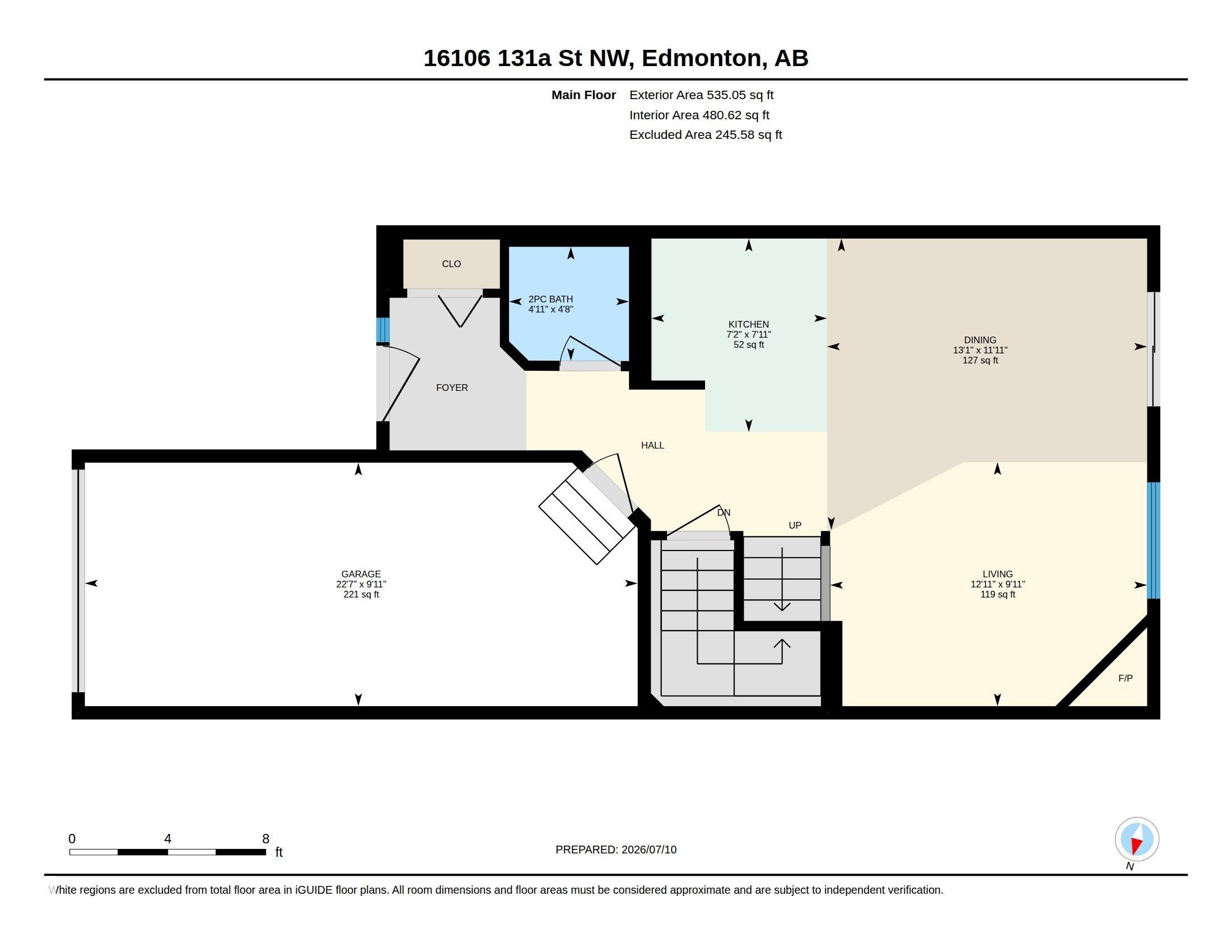 Floor plan - 16106 131A Street Nw, Edmonton, AB - Other