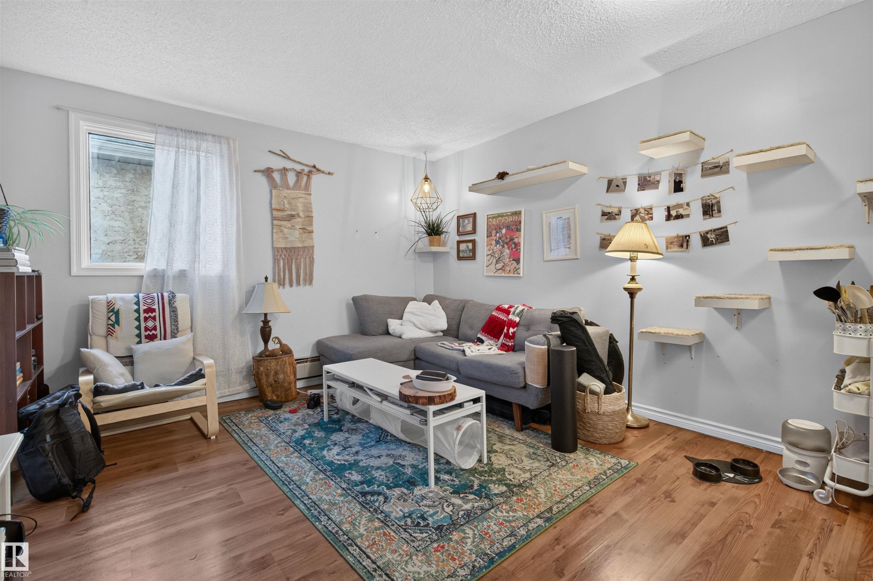 10831 80 Avenue Nw, Edmonton, AB - Indoor Photo Showing Living Room