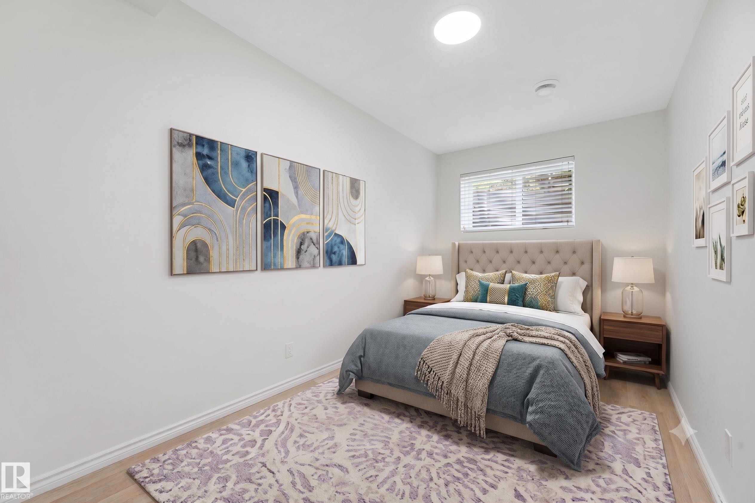 Bedroom virtually staged. - 10216 150 Street Nw, Edmonton, AB - Indoor Photo Showing Bedroom