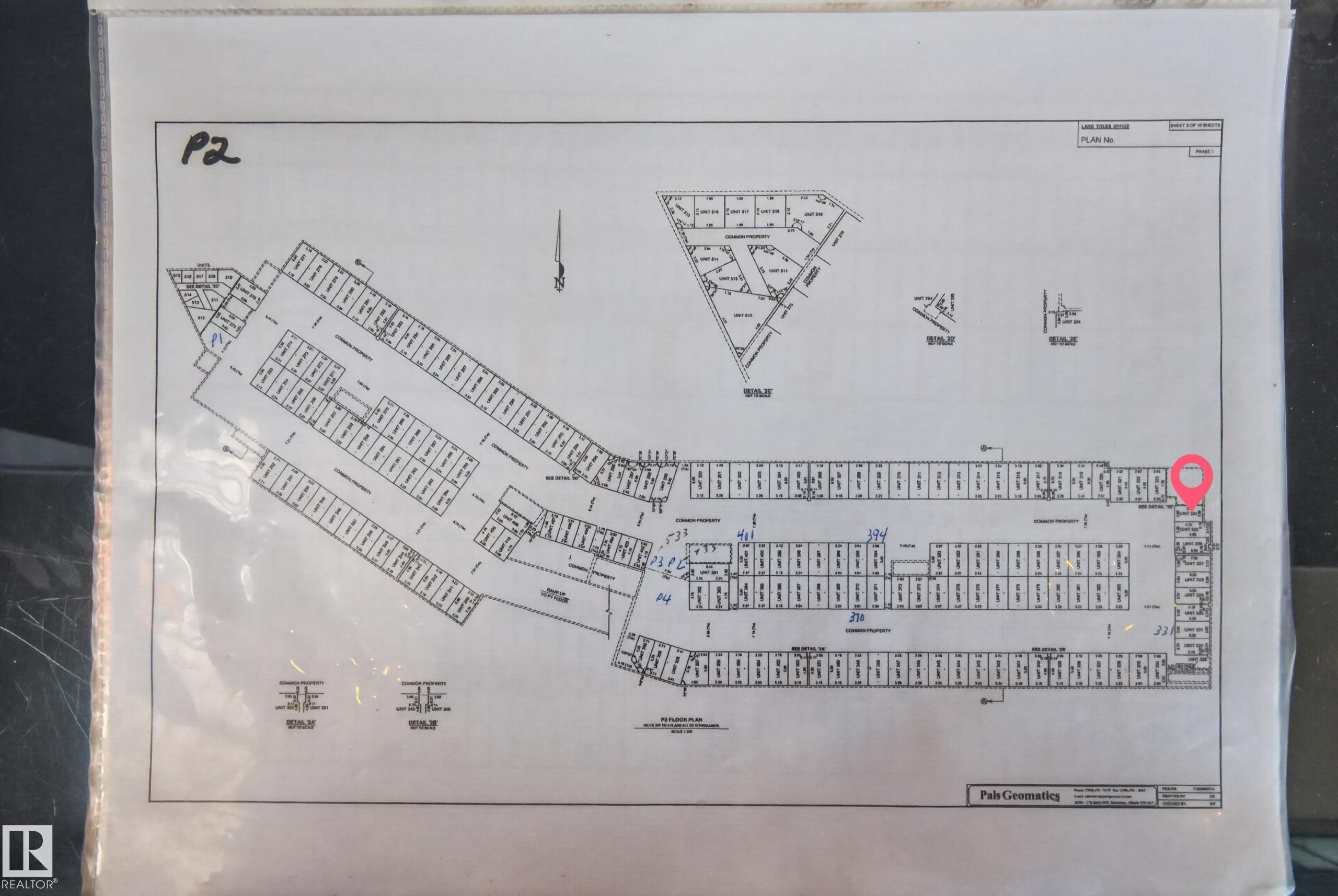 Building Plan. Illustrating the layout and individual unit configurations within the property - 706 5151 Windermere Boulevard, Edmonton, AB