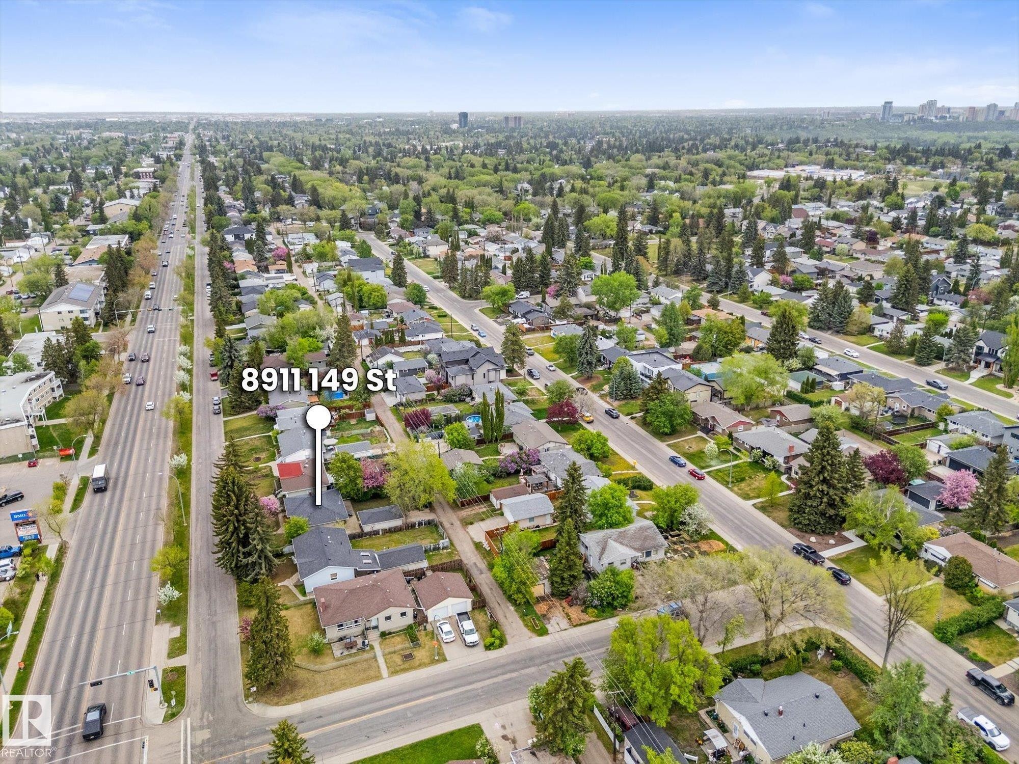 8911 149 Street, Edmonton, AB - Outdoor With View