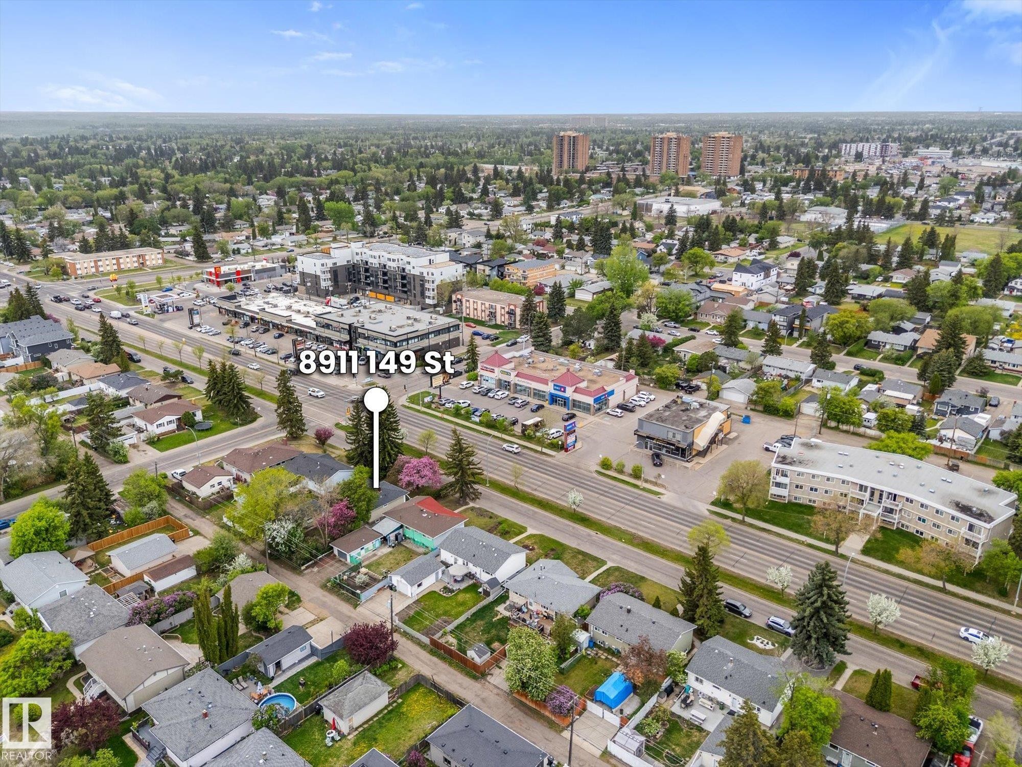 8911 149 Street, Edmonton, AB - Outdoor With View