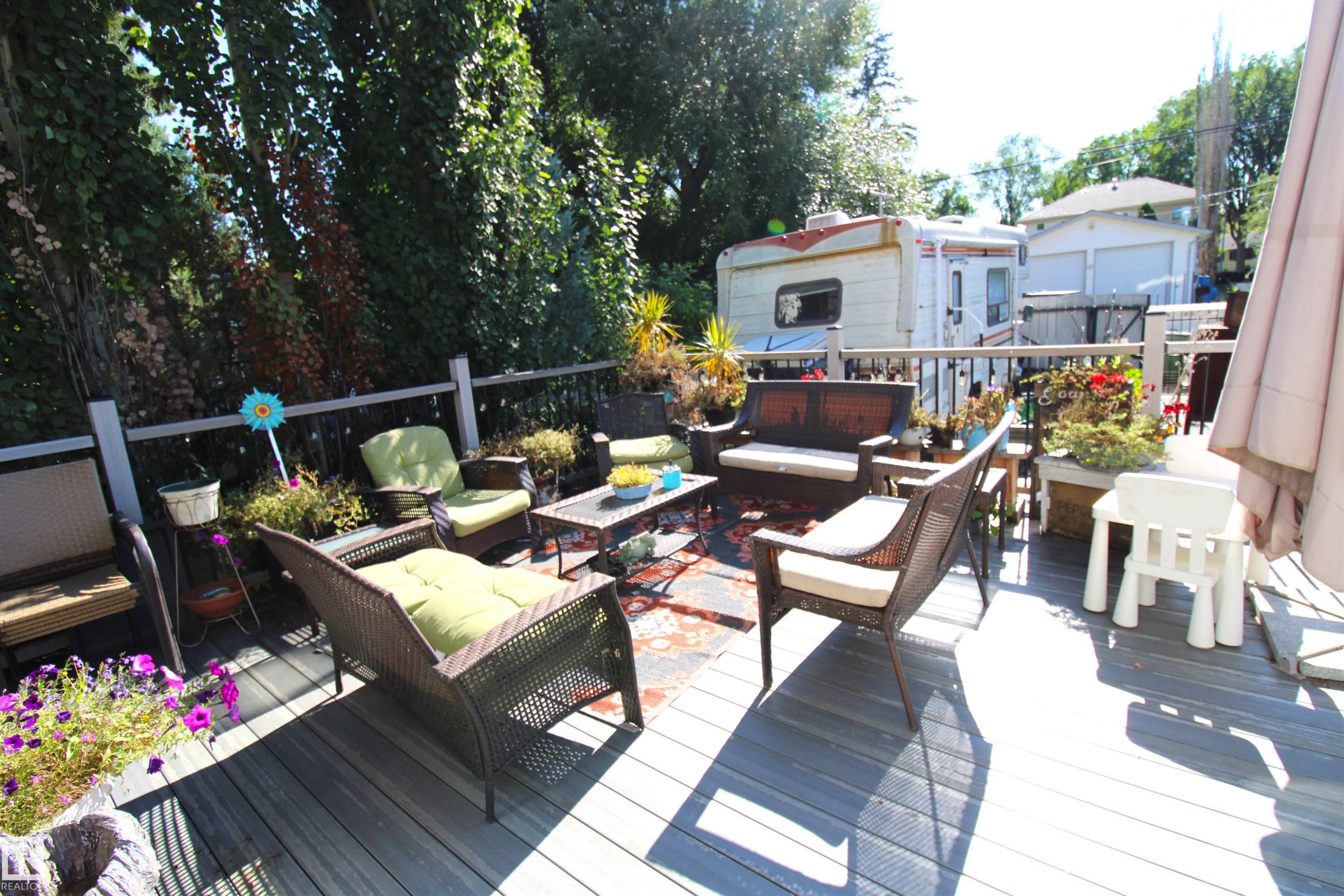7715 84 Avenue, Edmonton, AB - Outdoor With Deck Patio Veranda With Exterior