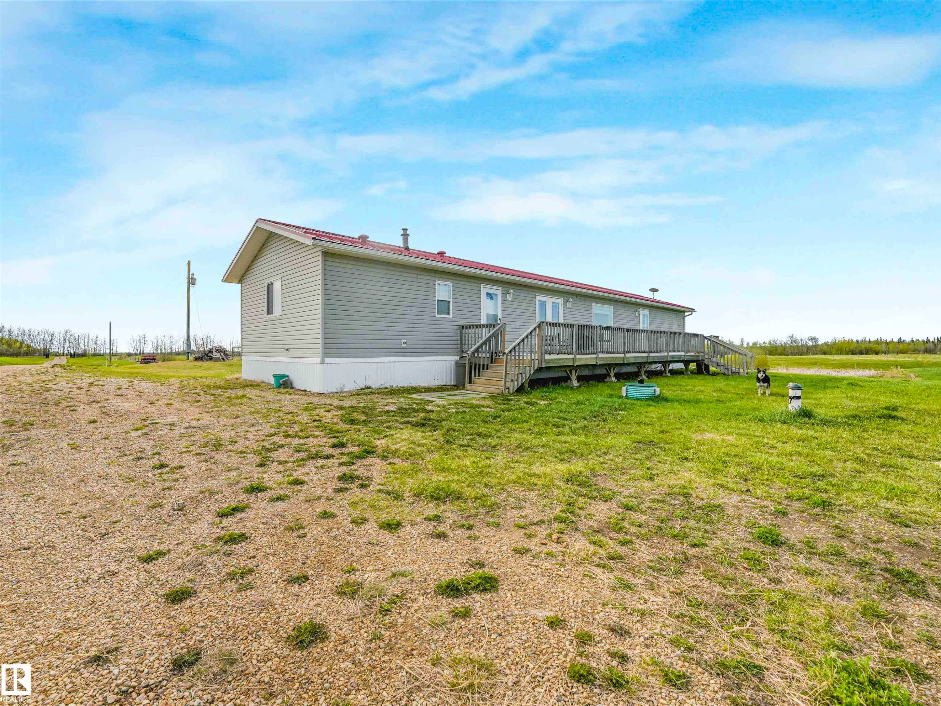Image quality insufficient for description - 57016 Range Road 13, Rural Barrhead County, AB - Outdoor With Deck Patio Veranda